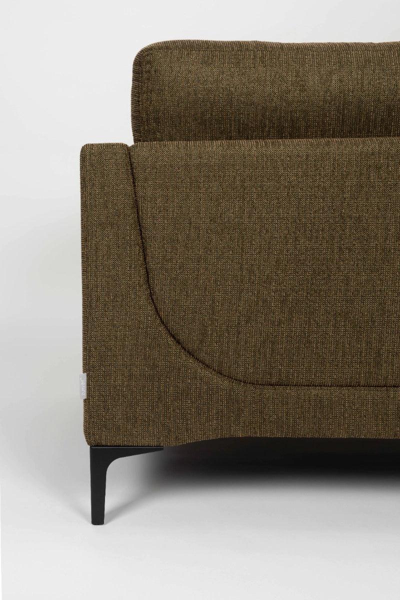 Sofa 3-osobowa BALCONY zielony Zuiver Eye on Design