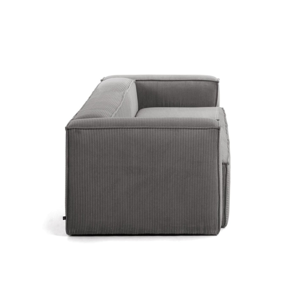 Sofa 3-osobowa BLOK szary sztruks La Forma Eye on Design