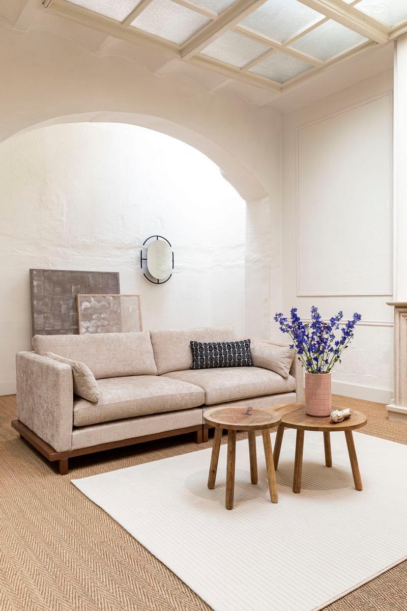 Sofa 3-osobowa BLOSSOM piaskowy Zuiver Eye on Design