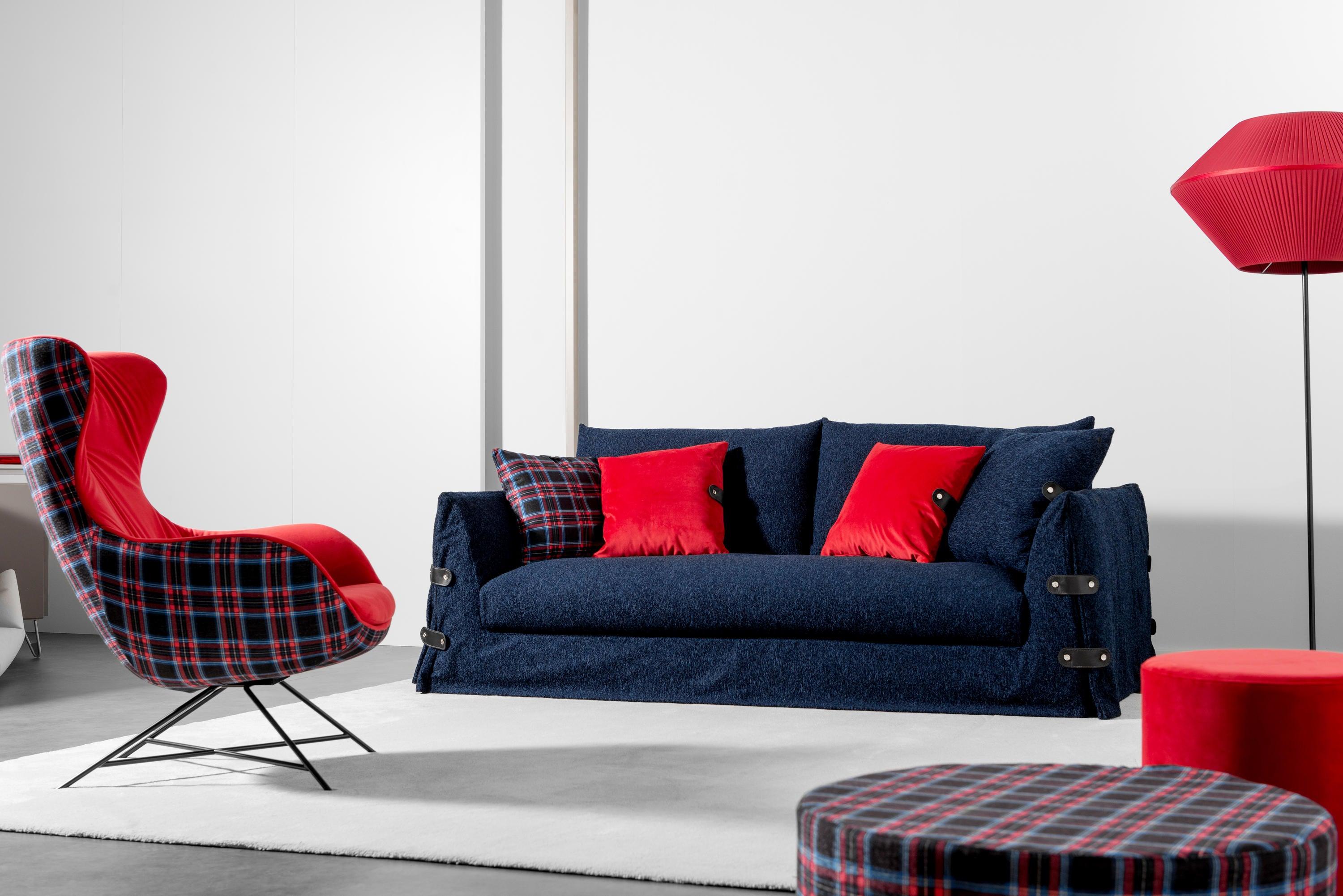 Sofa 3-osobowa BOTTON UP beżowy Liu Jo Living Eye on Design
