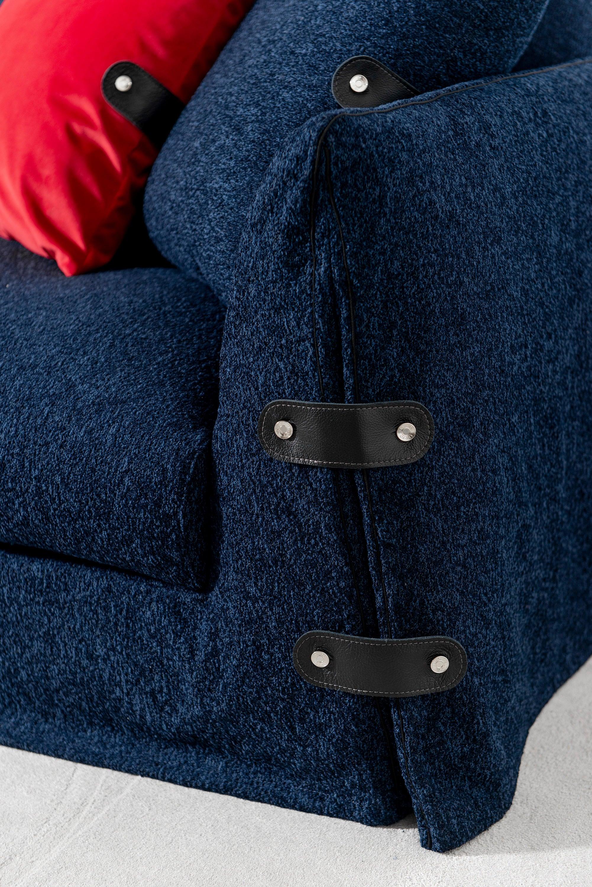 Sofa 3-osobowa BOTTON UP beżowy Liu Jo Living Eye on Design