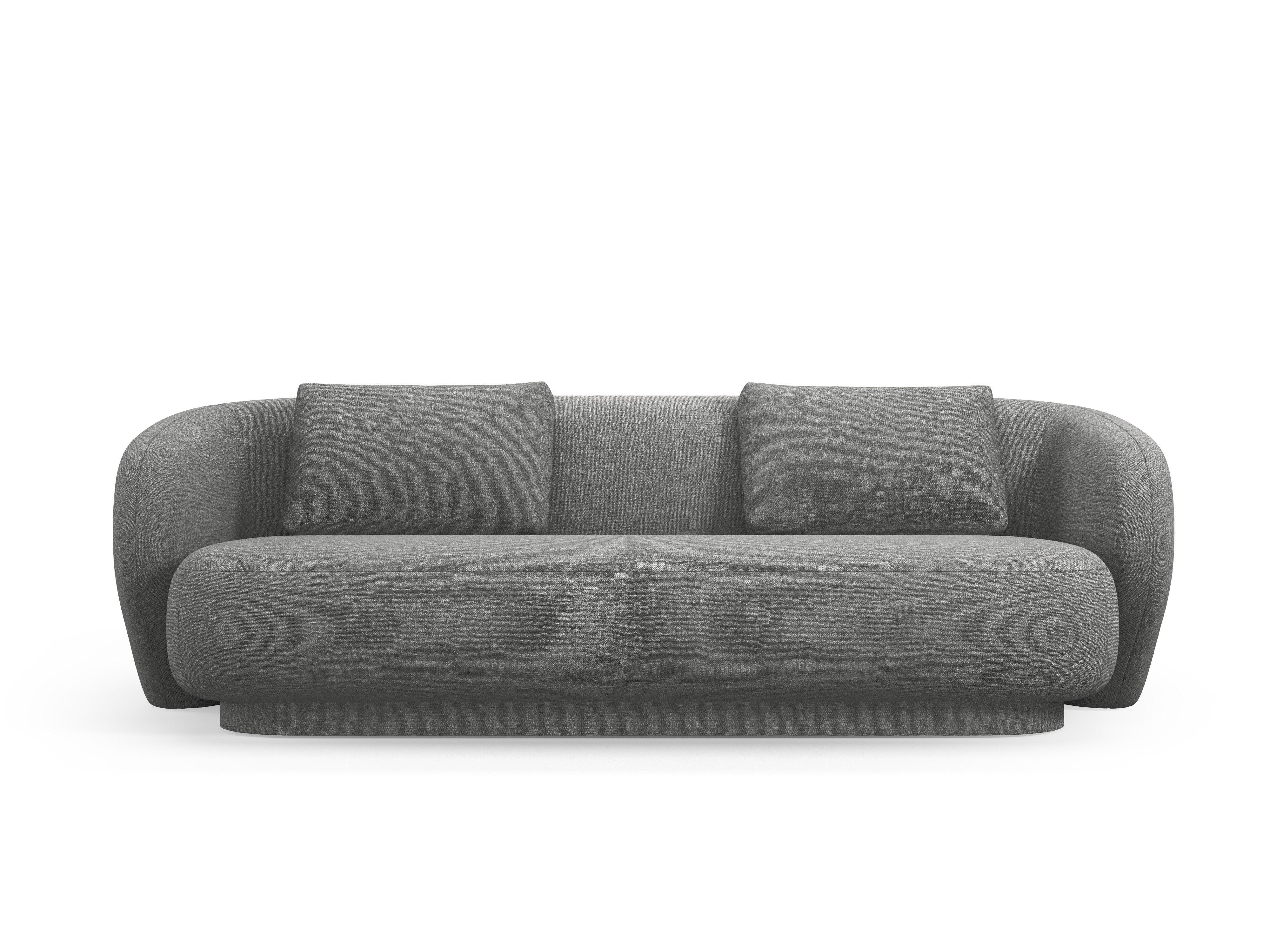 Sofa 3-osobowa CAMDEN ciemnoszary szenil Cosmopolitan Design Eye on Design