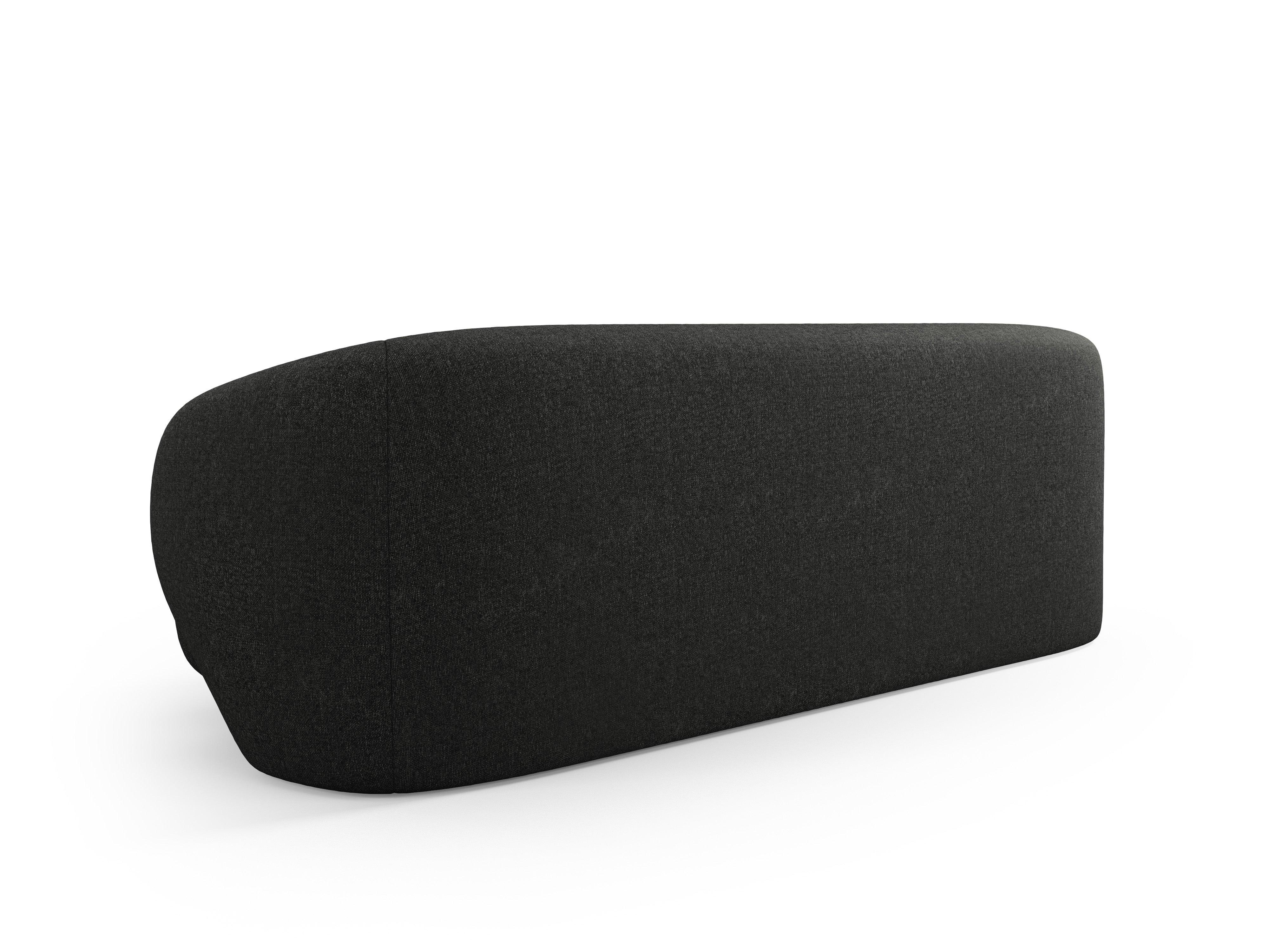 Sofa 3-osobowa CAMDEN czarny szenil Cosmopolitan Design Eye on Design