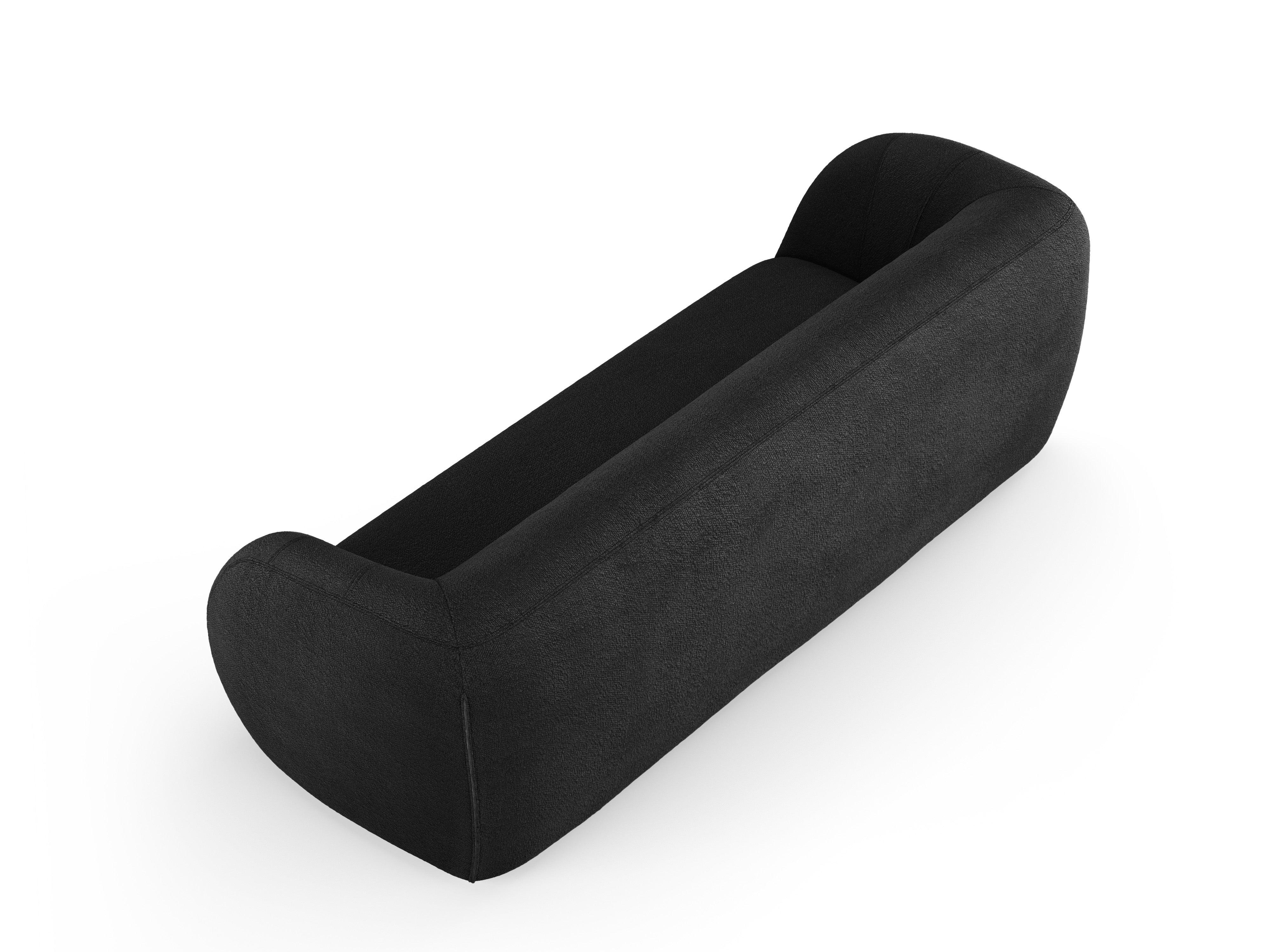 Sofa 3-osobowa ESSEN czarny boucle Cosmopolitan Design Eye on Design