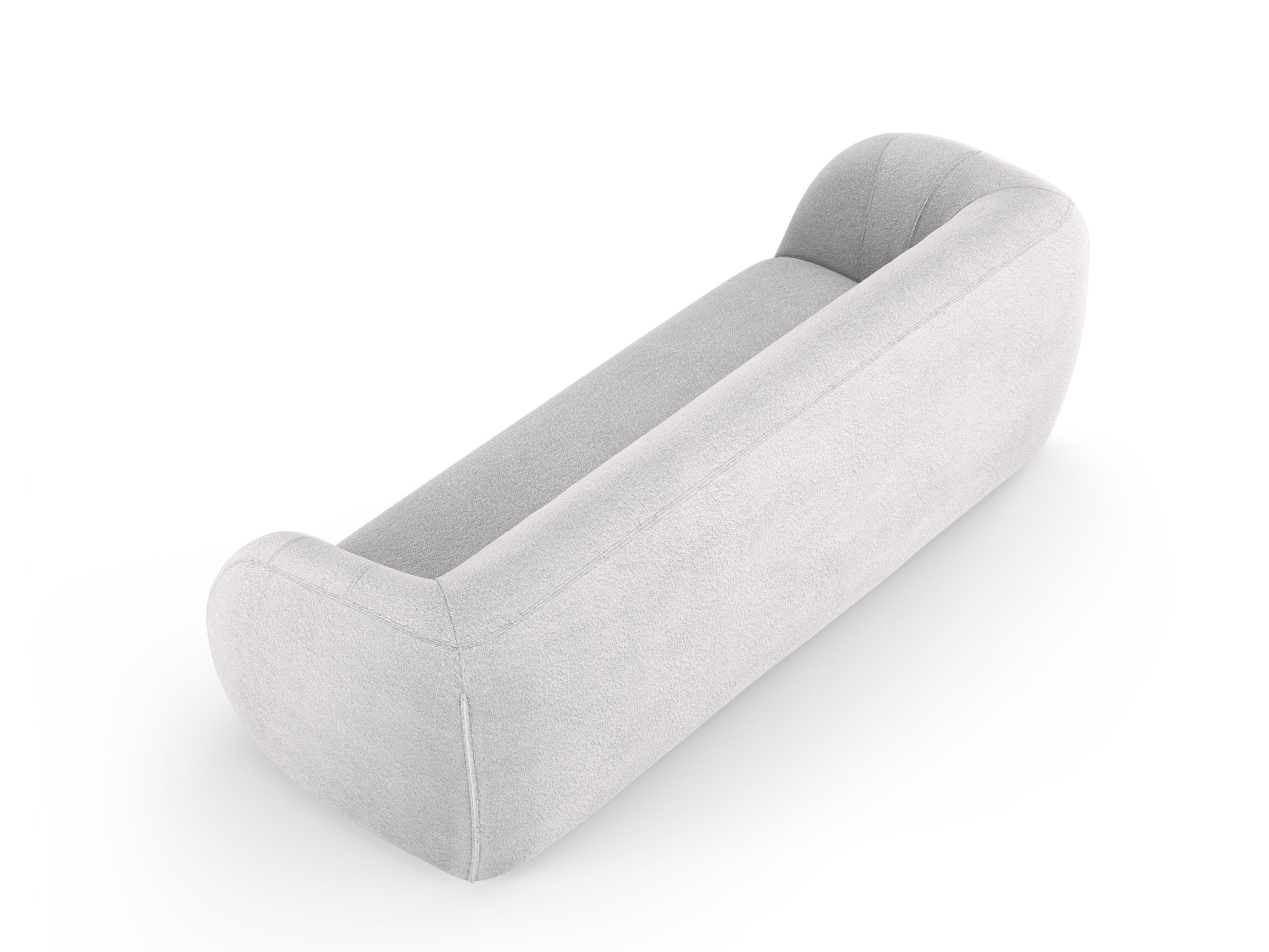Sofa 3-osobowa ESSEN jasnoszary boucle Cosmopolitan Design Eye on Design