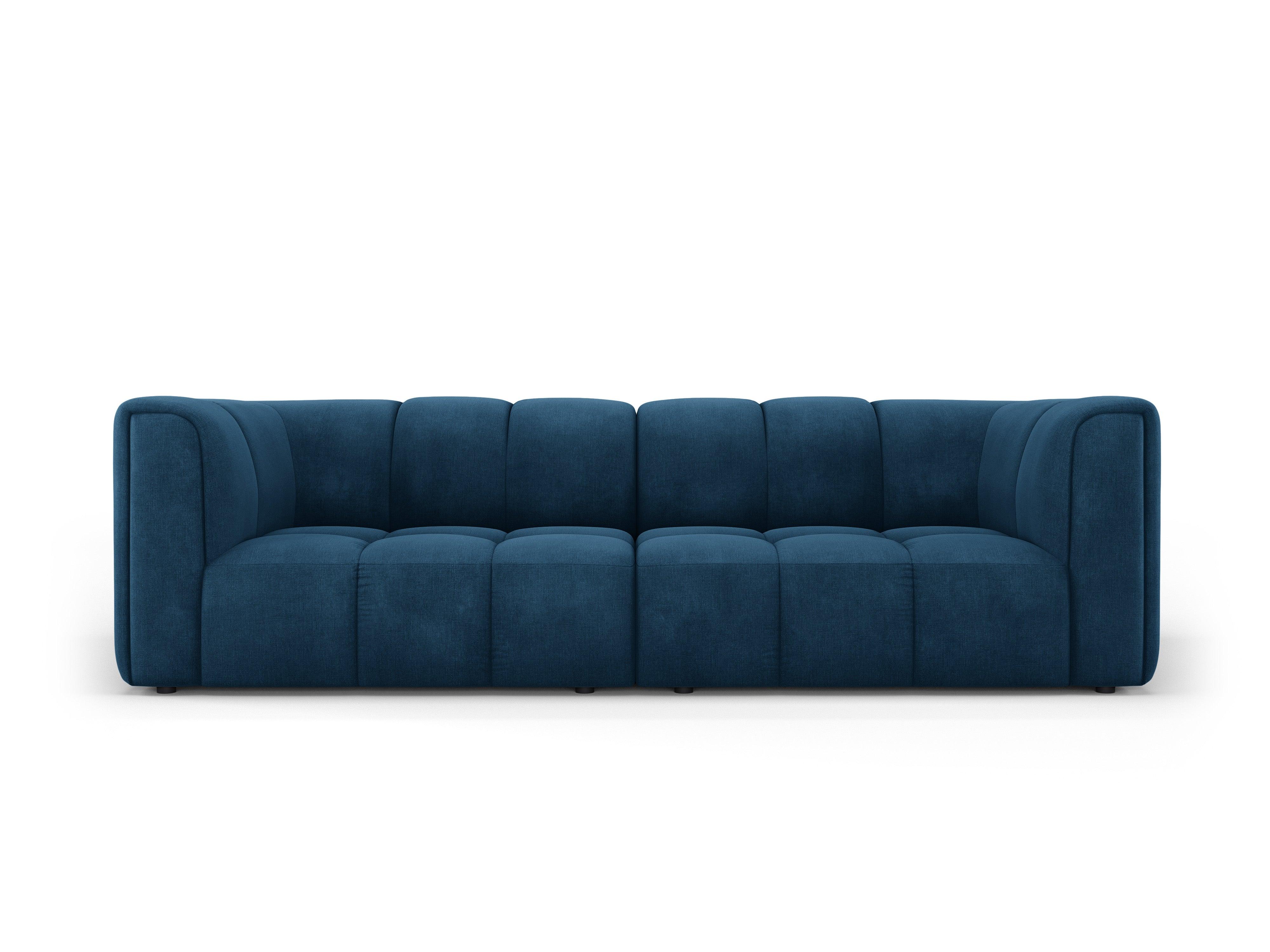 Sofa 3-osobowa FRANCESCA granat królewski szenil Milo Casa Eye on Design
