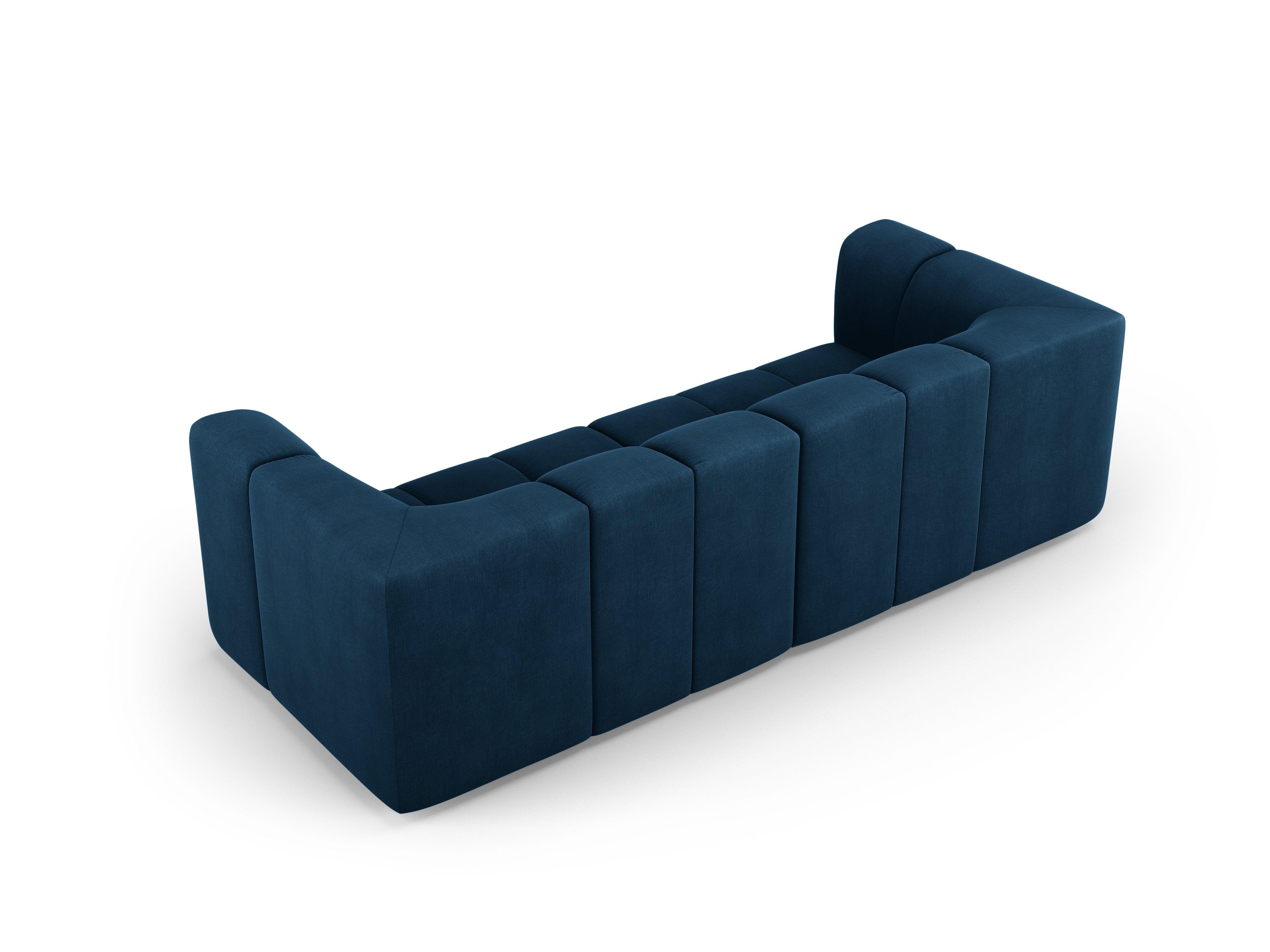 Sofa 3-osobowa FRANCESCA granat królewski szenil Milo Casa Eye on Design