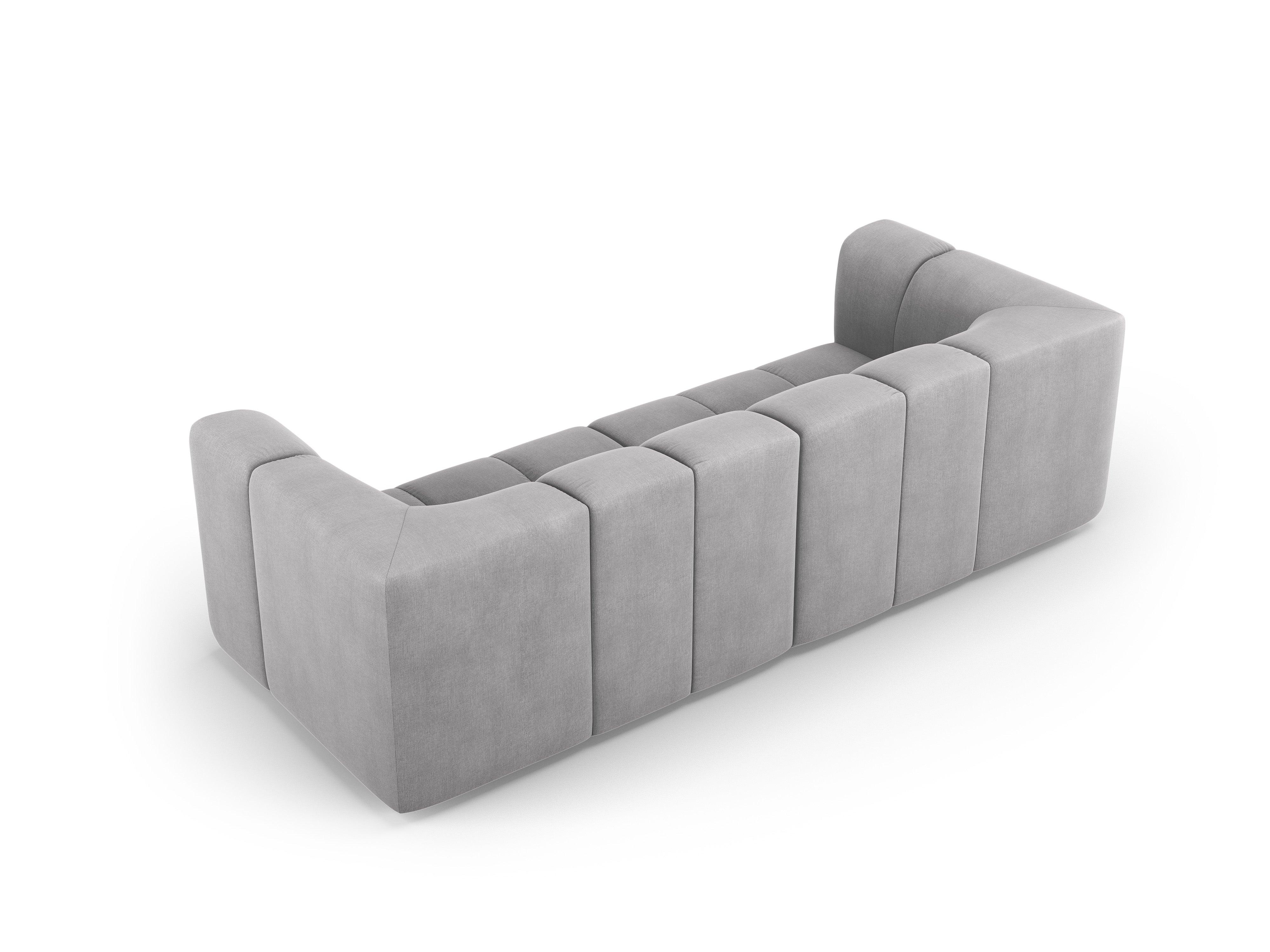 Sofa 3-osobowa FRANCESCA jasnoszary szenil Milo Casa Eye on Design