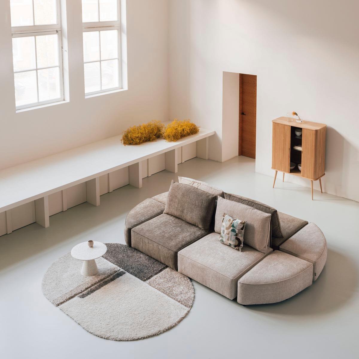 Sofa 3-osobowa HUNTER oliwkowy Zuiver Eye on Design