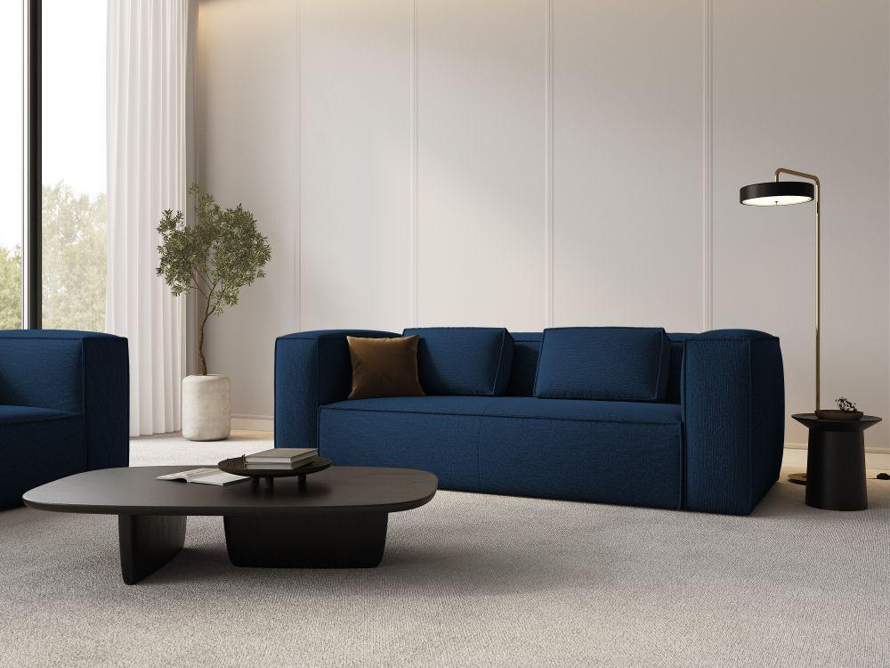 Sofa 3-osobowa MACKAY ciemnoniebieski boucle Cosmopolitan Design Eye on Design
