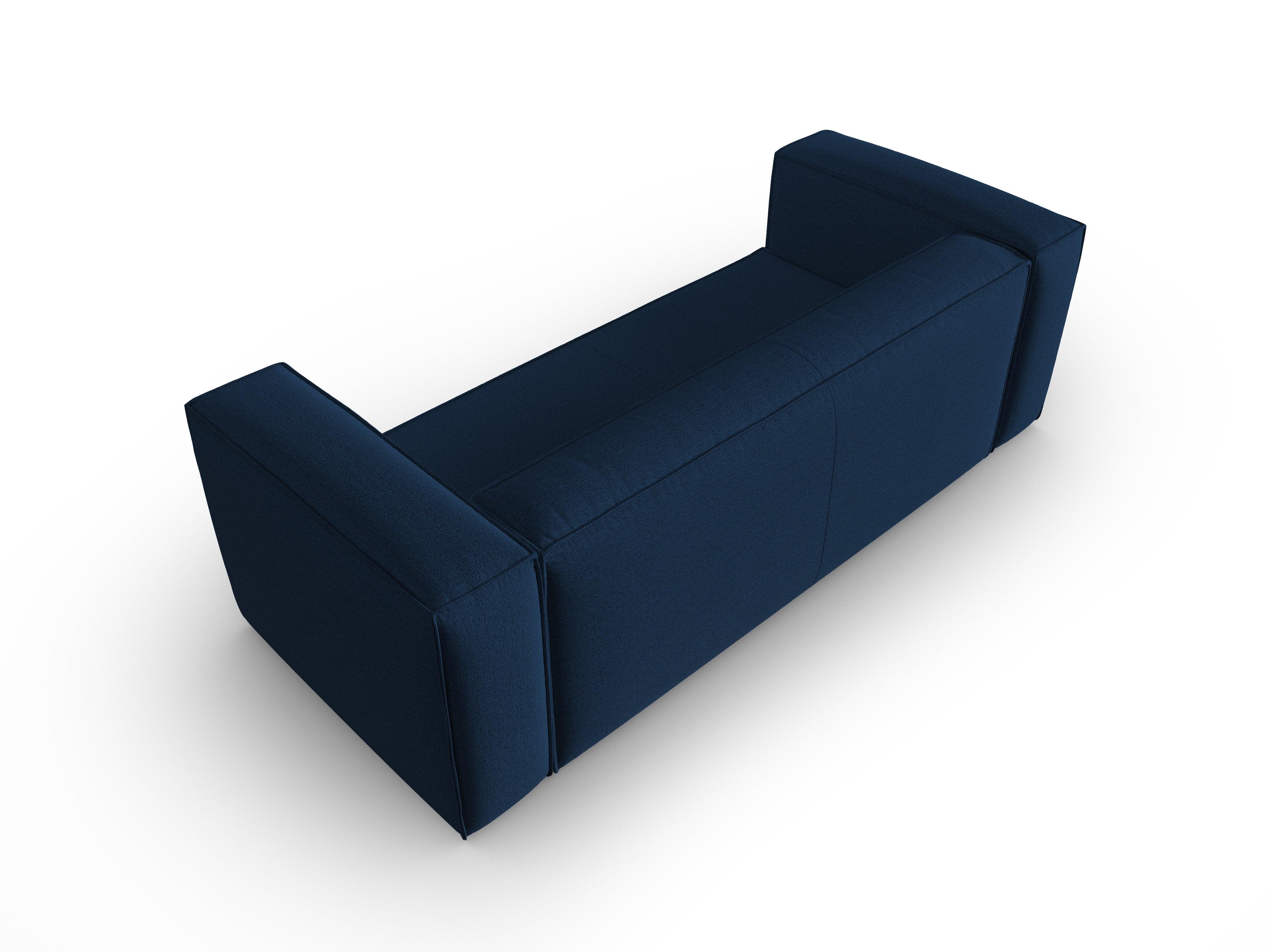 Sofa 3-osobowa MACKAY ciemnoniebieski boucle Cosmopolitan Design Eye on Design