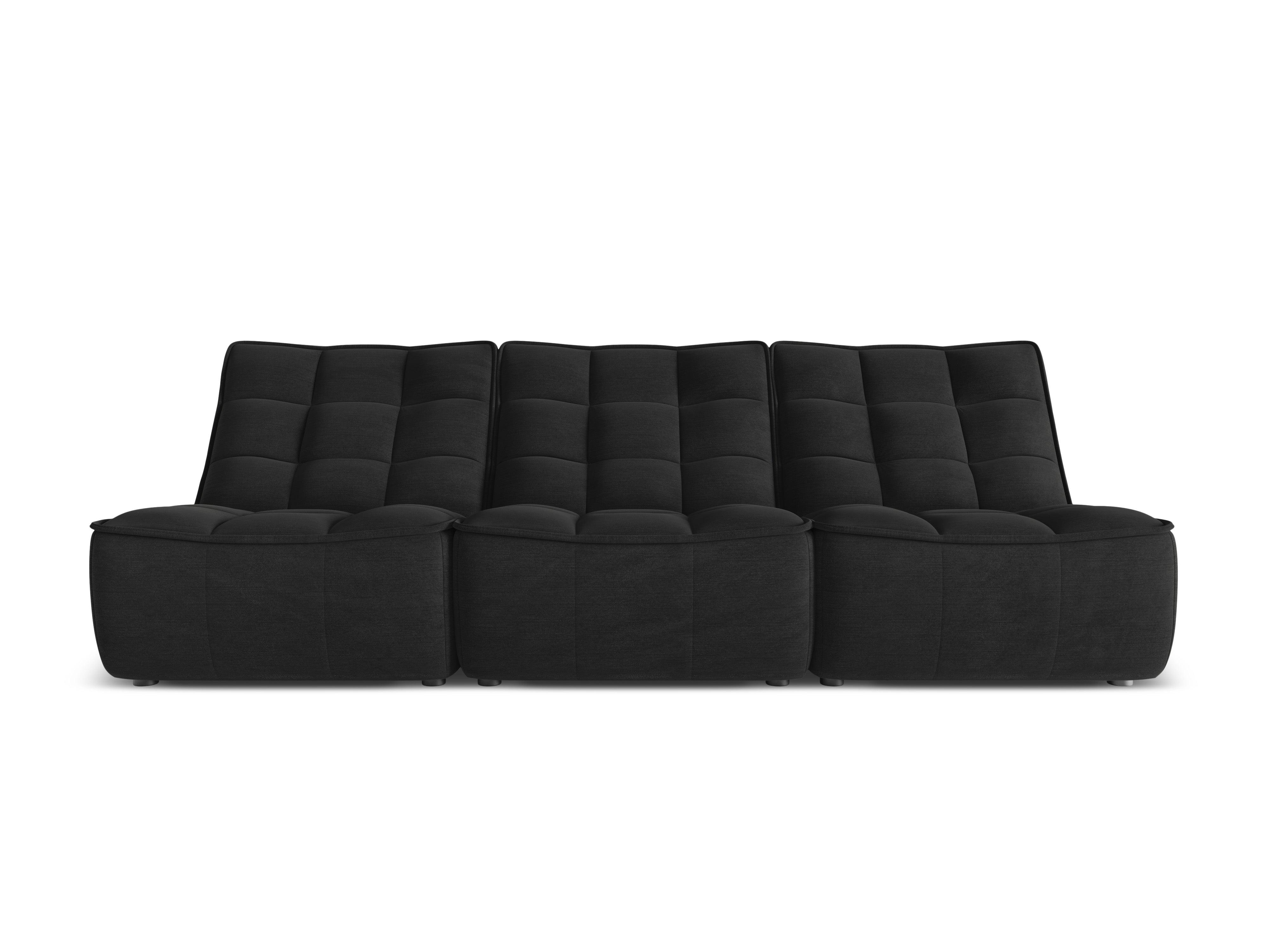 Sofa 3-osobowa MONI czarny melanż Maison Heritage Eye on Design