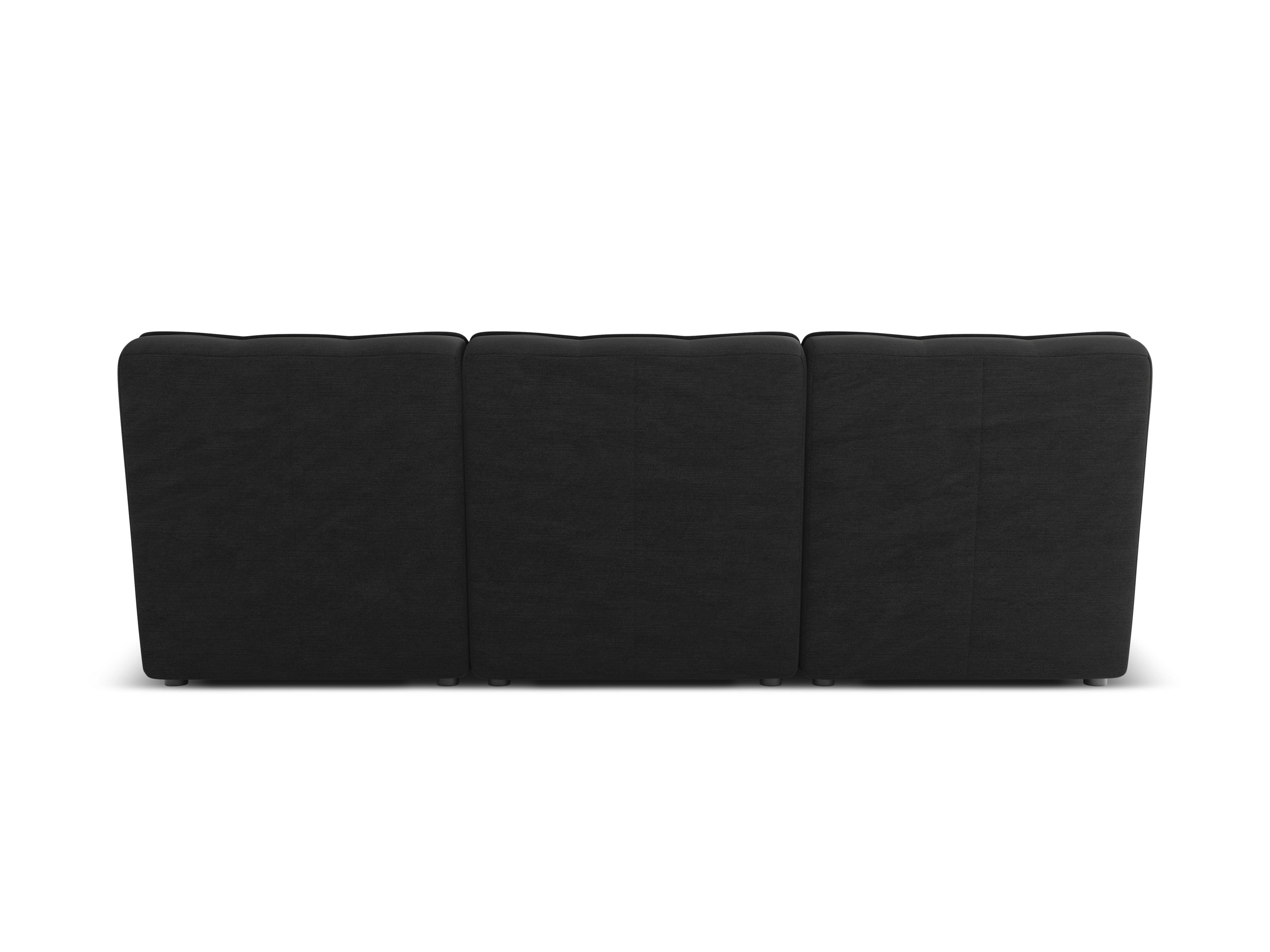 Sofa 3-osobowa MONI czarny melanż Maison Heritage Eye on Design
