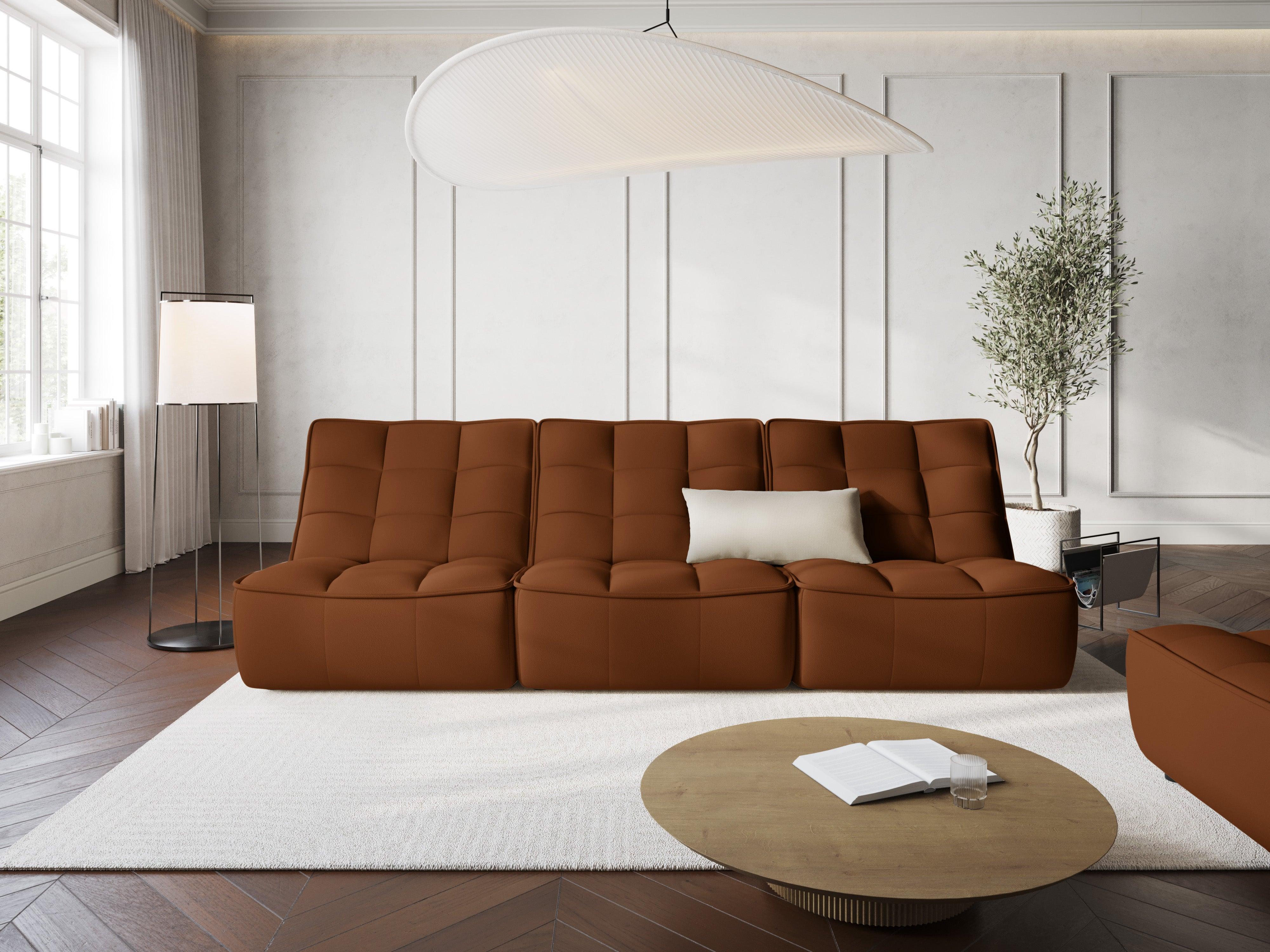 Sofa 3-osobowa MONI czarny melanż Maison Heritage Eye on Design