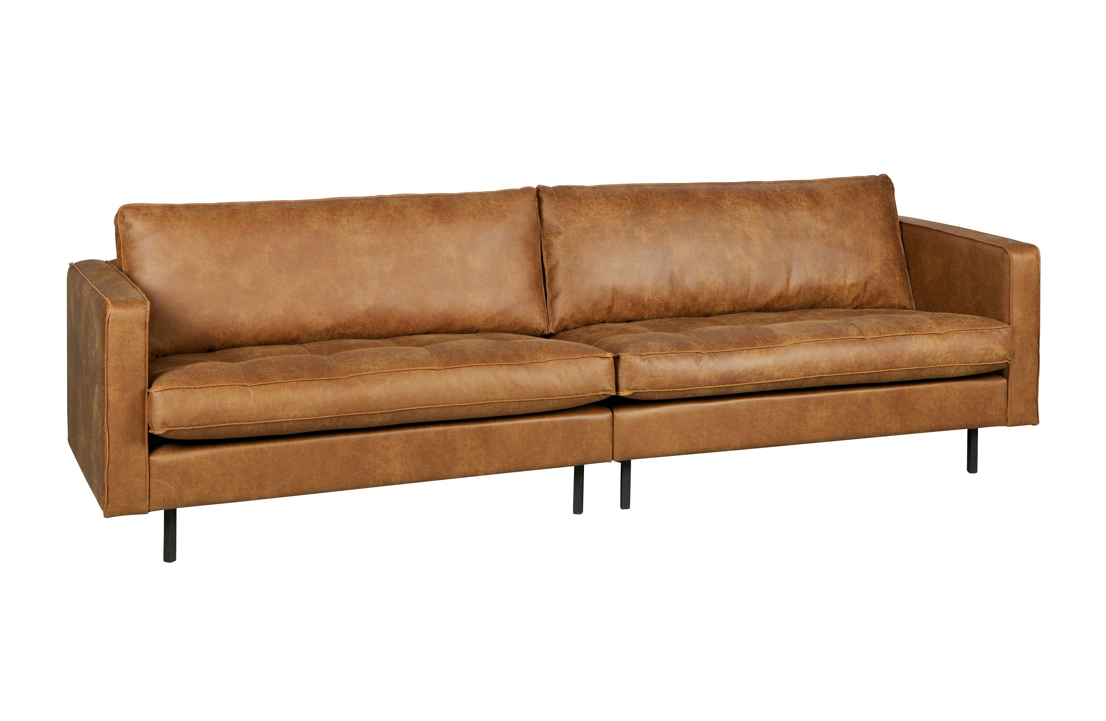 Sofa 3-osobowa skórzana RODEO CLASSIC koniakowy Be Pure Eye on Design