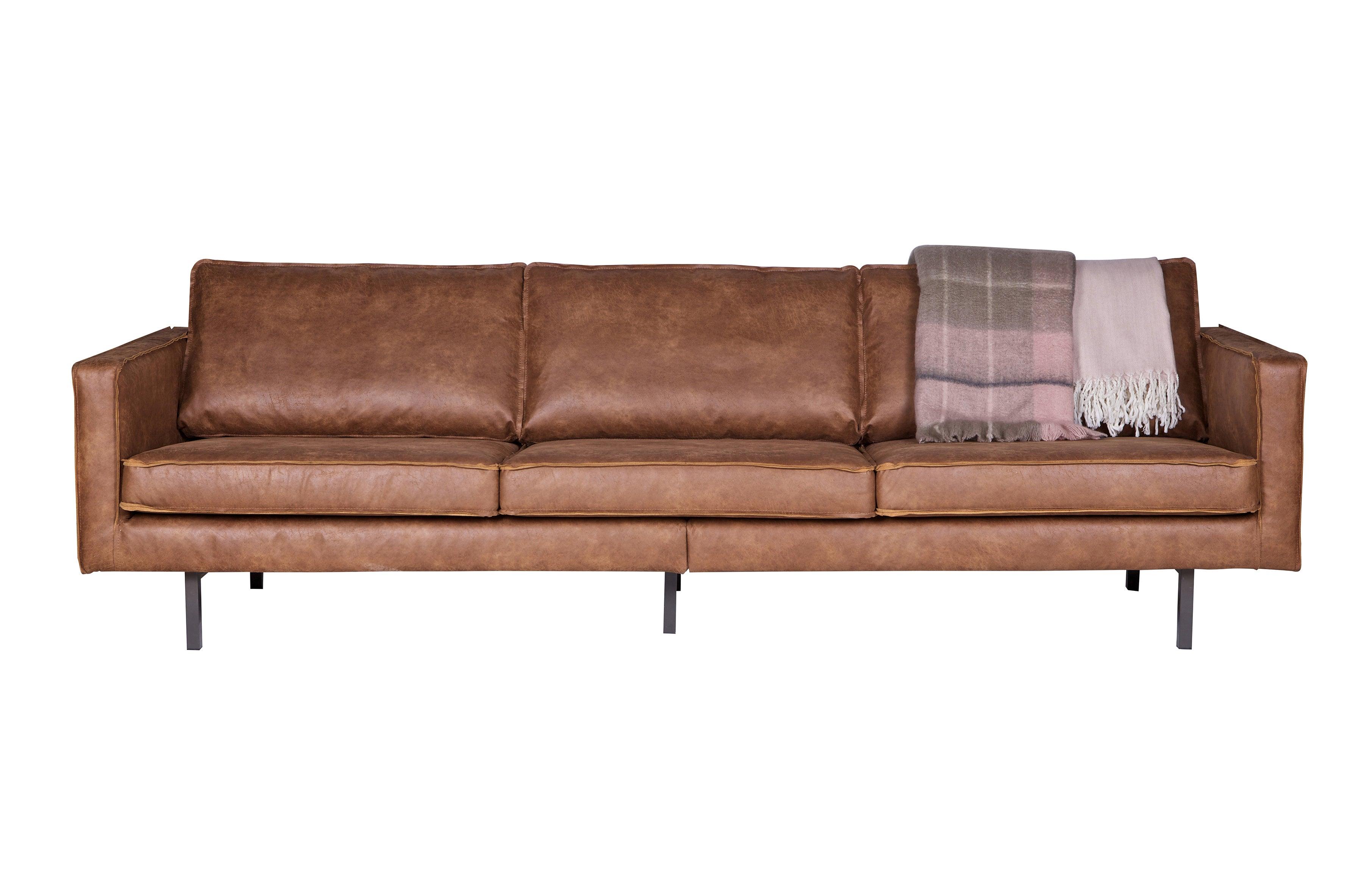 Sofa 3-osobowa skórzana RODEO koniakowy Be Pure Eye on Design
