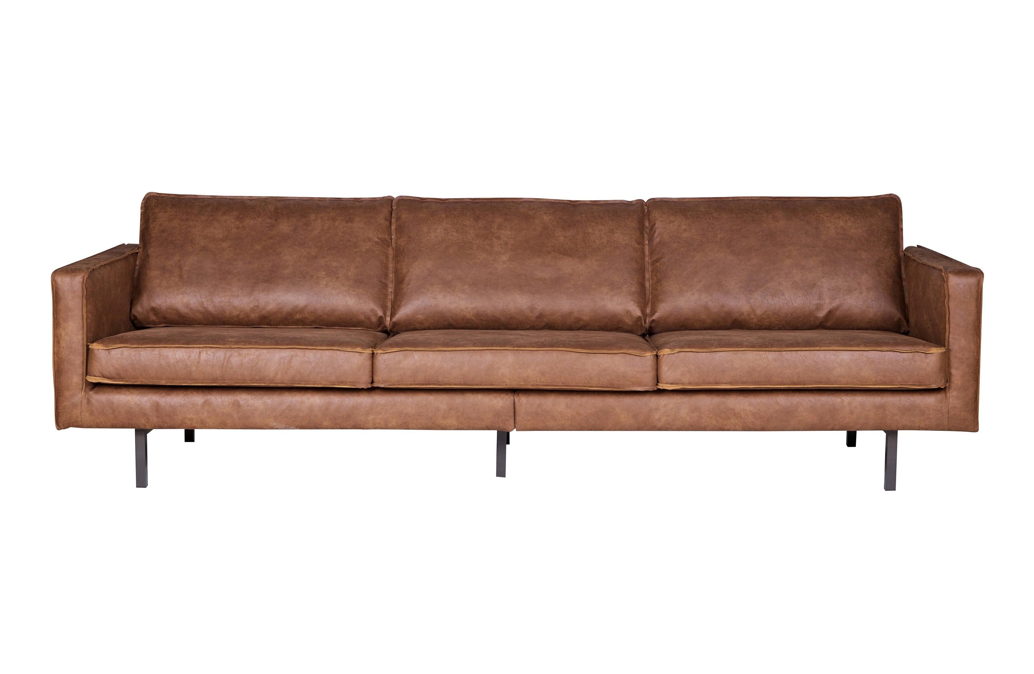 Sofa 3-osobowa skórzana RODEO koniakowy Be Pure Eye on Design
