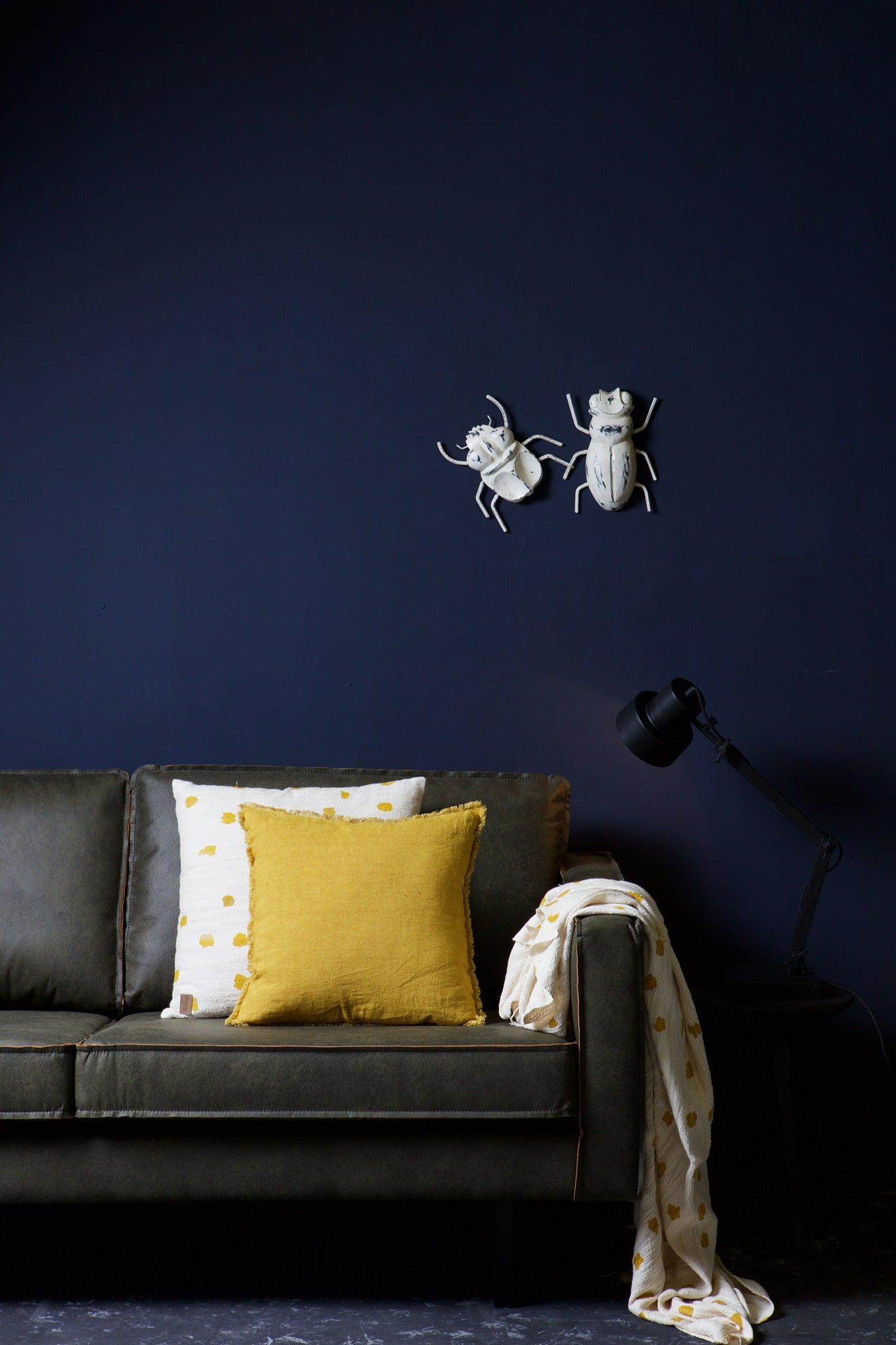 Sofa 3-osobowa skórzana RODEO wojskowa zieleń Be Pure Eye on Design