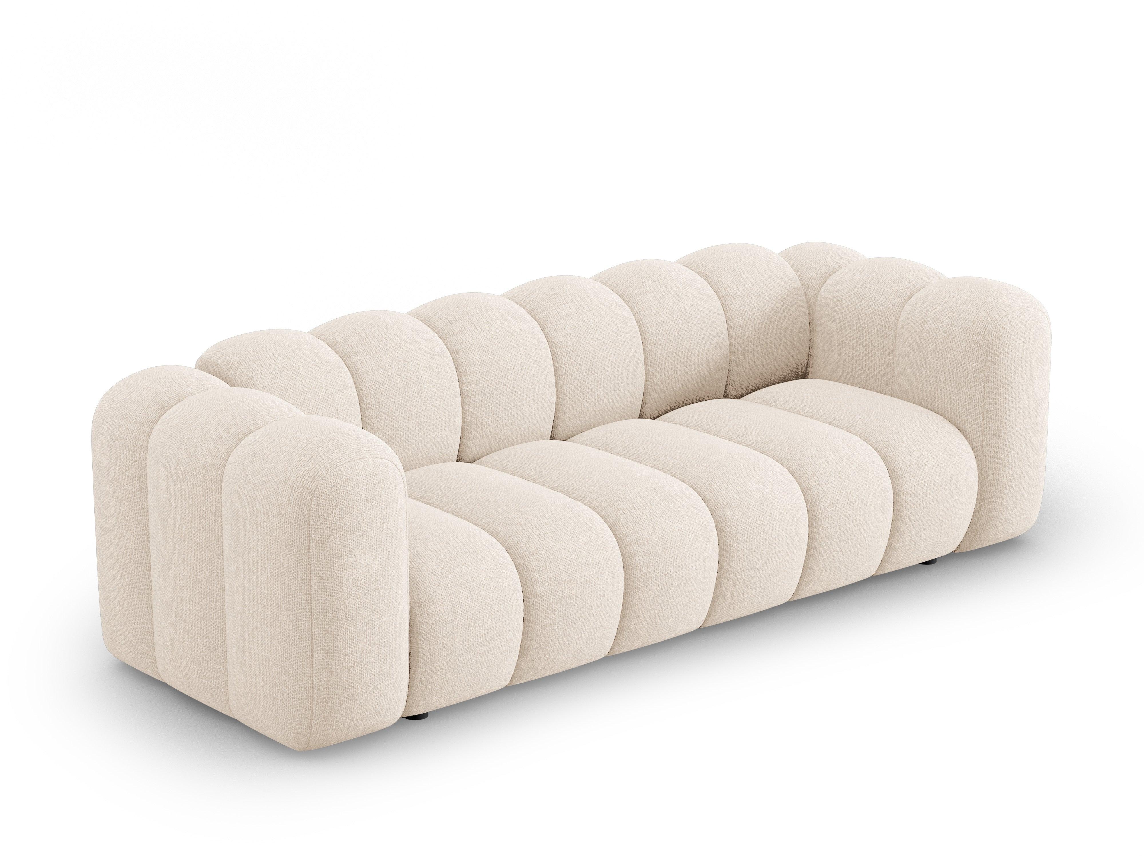 Sofa 3-osobowa SKYLER jasny beżowy szenil Interieurs 86 Eye on Design