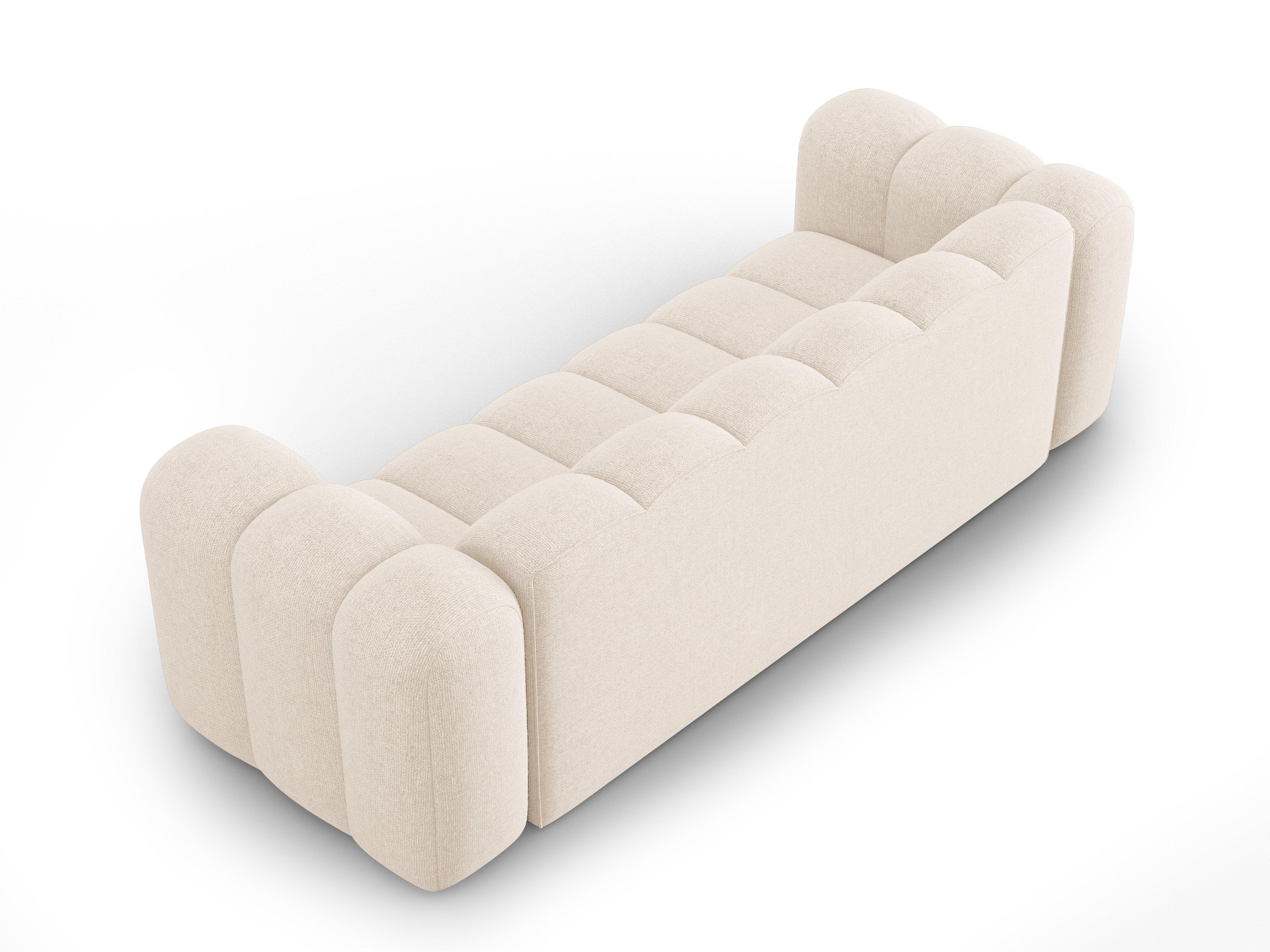 Sofa 3-osobowa SKYLER jasny beżowy szenil Interieurs 86 Eye on Design