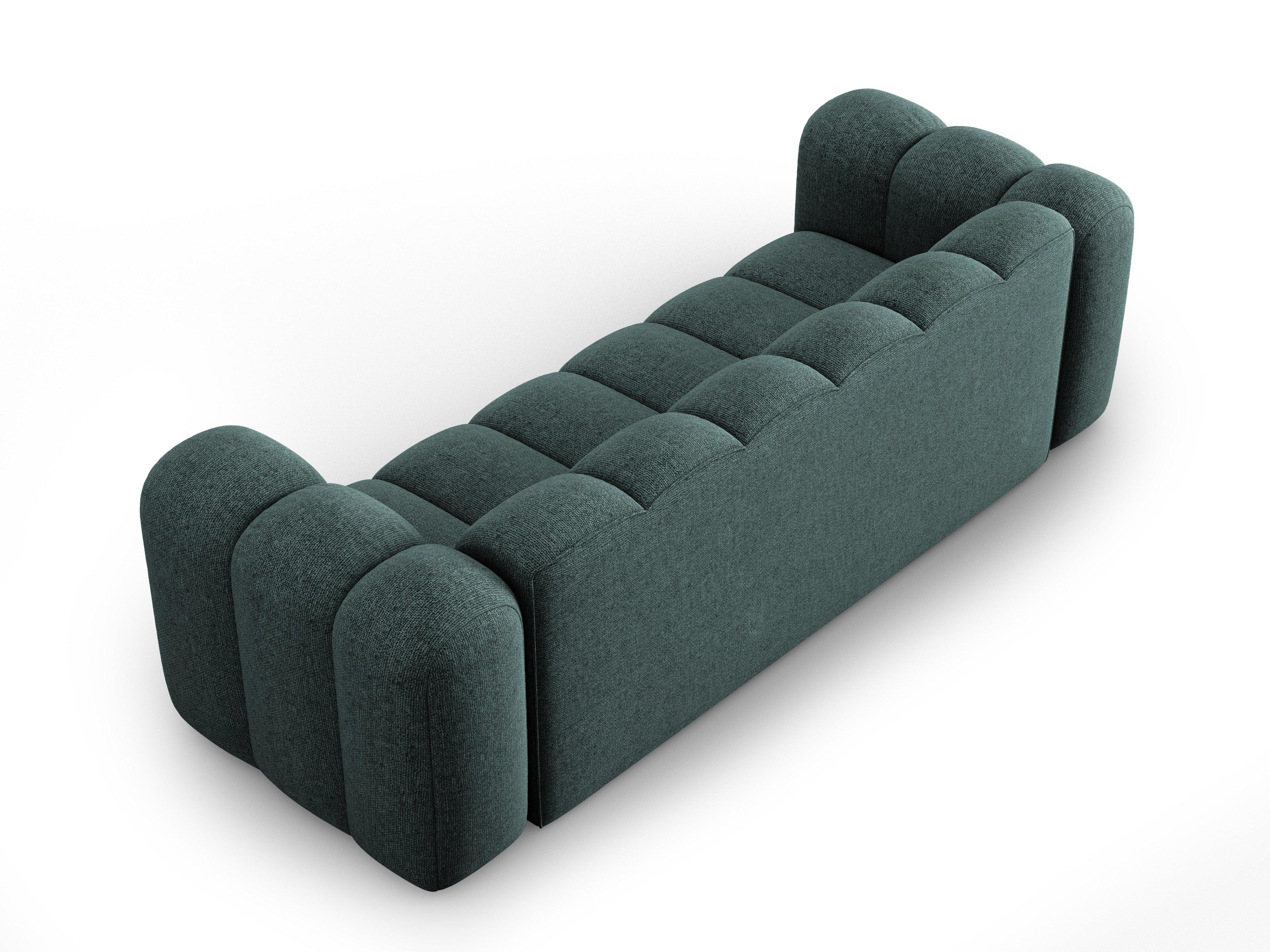 Sofa 3-osobowa SKYLER turkusowy szenil Interieurs 86 Eye on Design