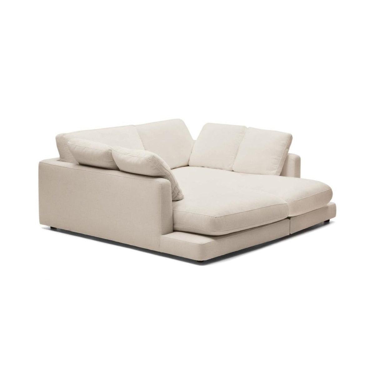 Sofa 3-osobowa z głębokim siedzeniem GALA jasnobeżowy La Forma Eye on Design