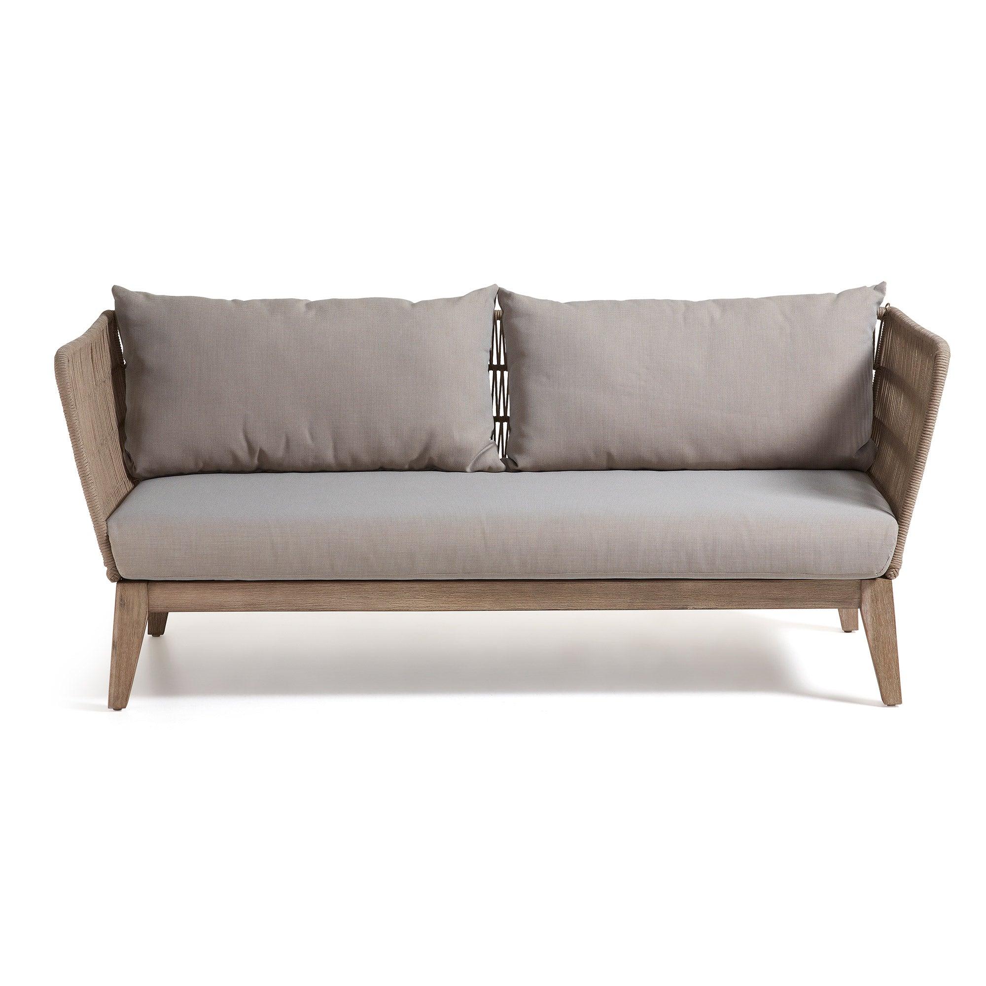 Sofa 3-osobowa zewnętrzna BELLENY lite drewno akacjowe La Forma Eye on Design