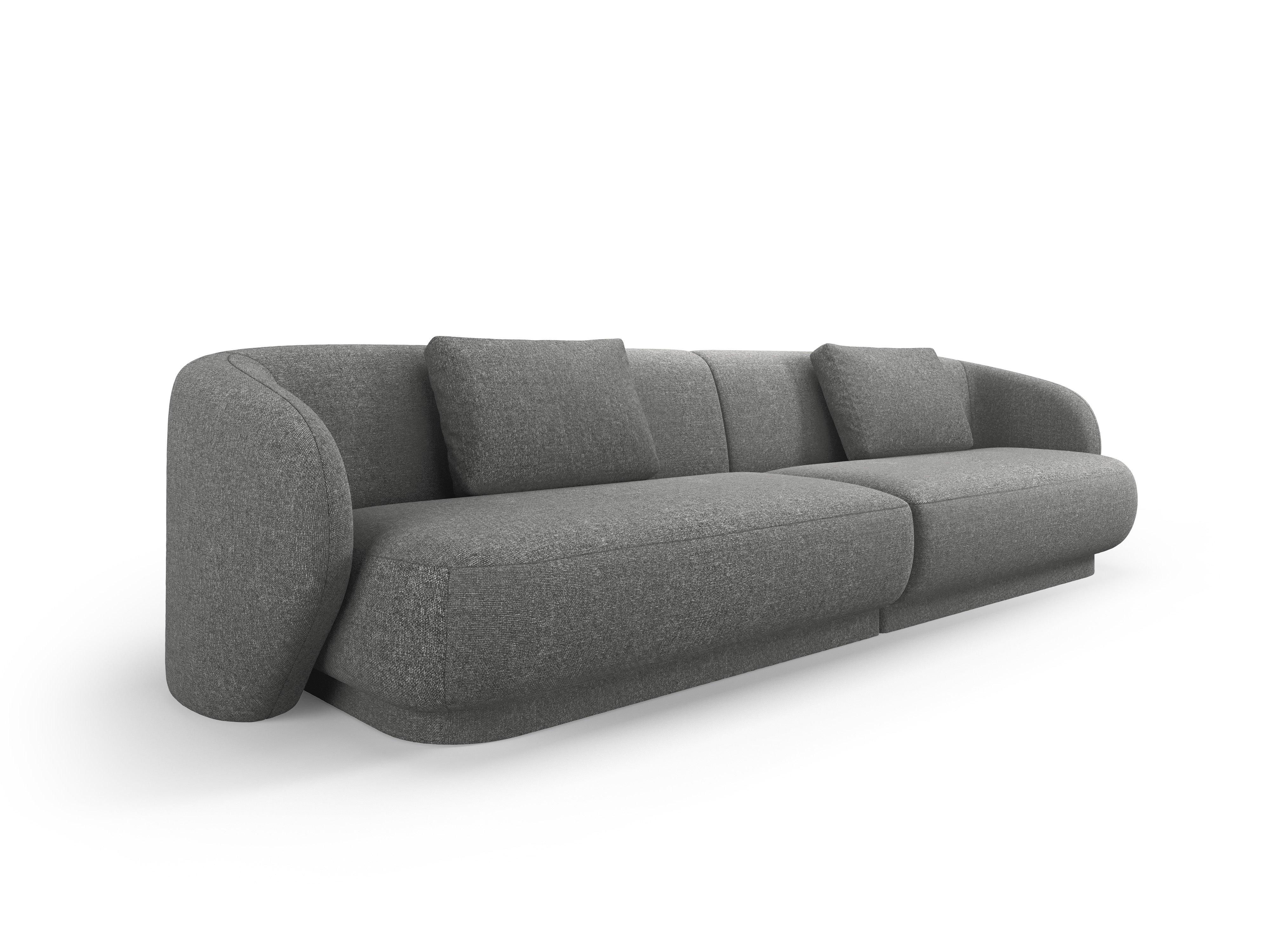 Sofa 4-osobowa CAMDEN ciemnoszary szenil Cosmopolitan Design Eye on Design