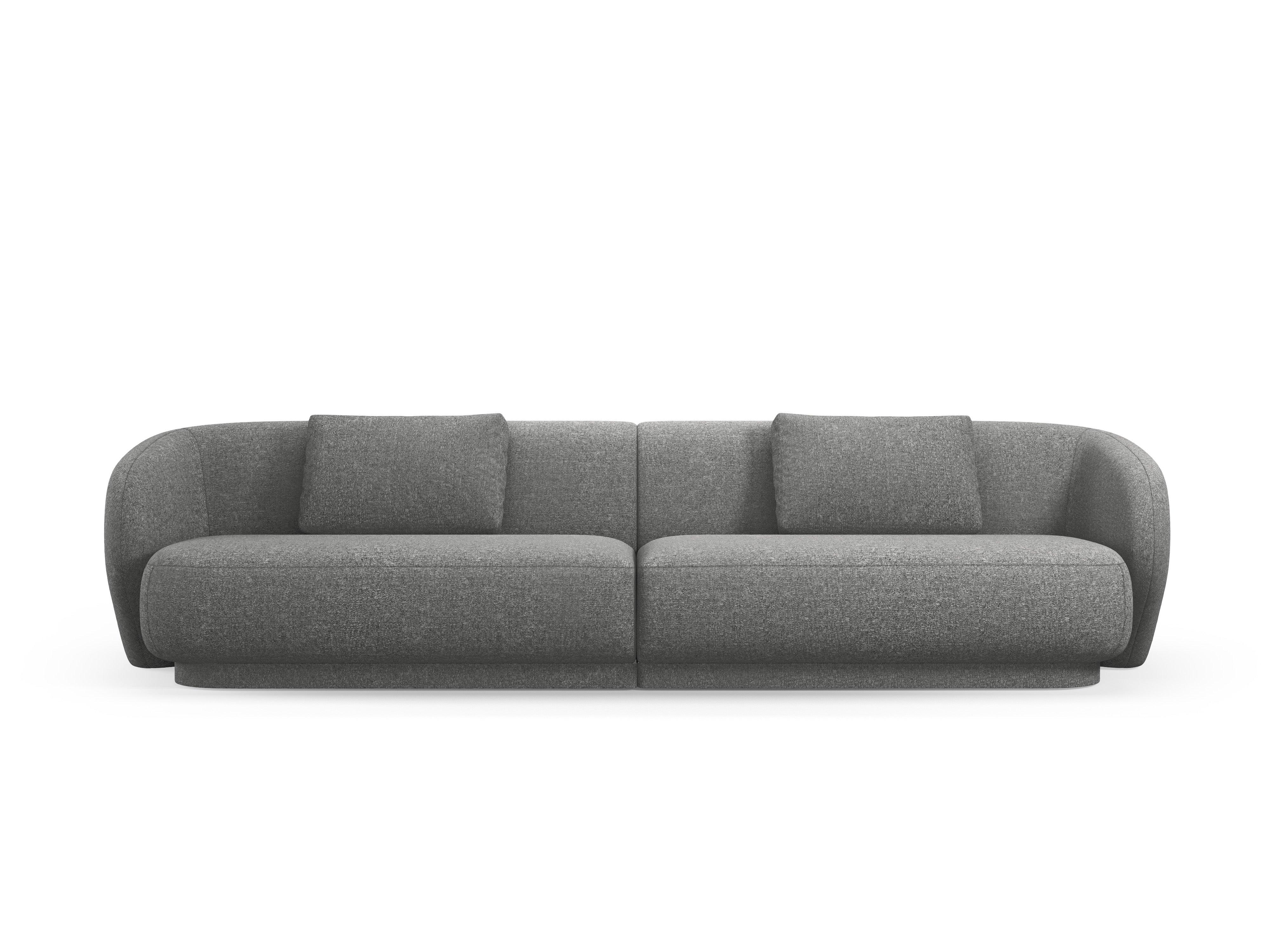 Sofa 4-osobowa CAMDEN ciemnoszary szenil Cosmopolitan Design Eye on Design