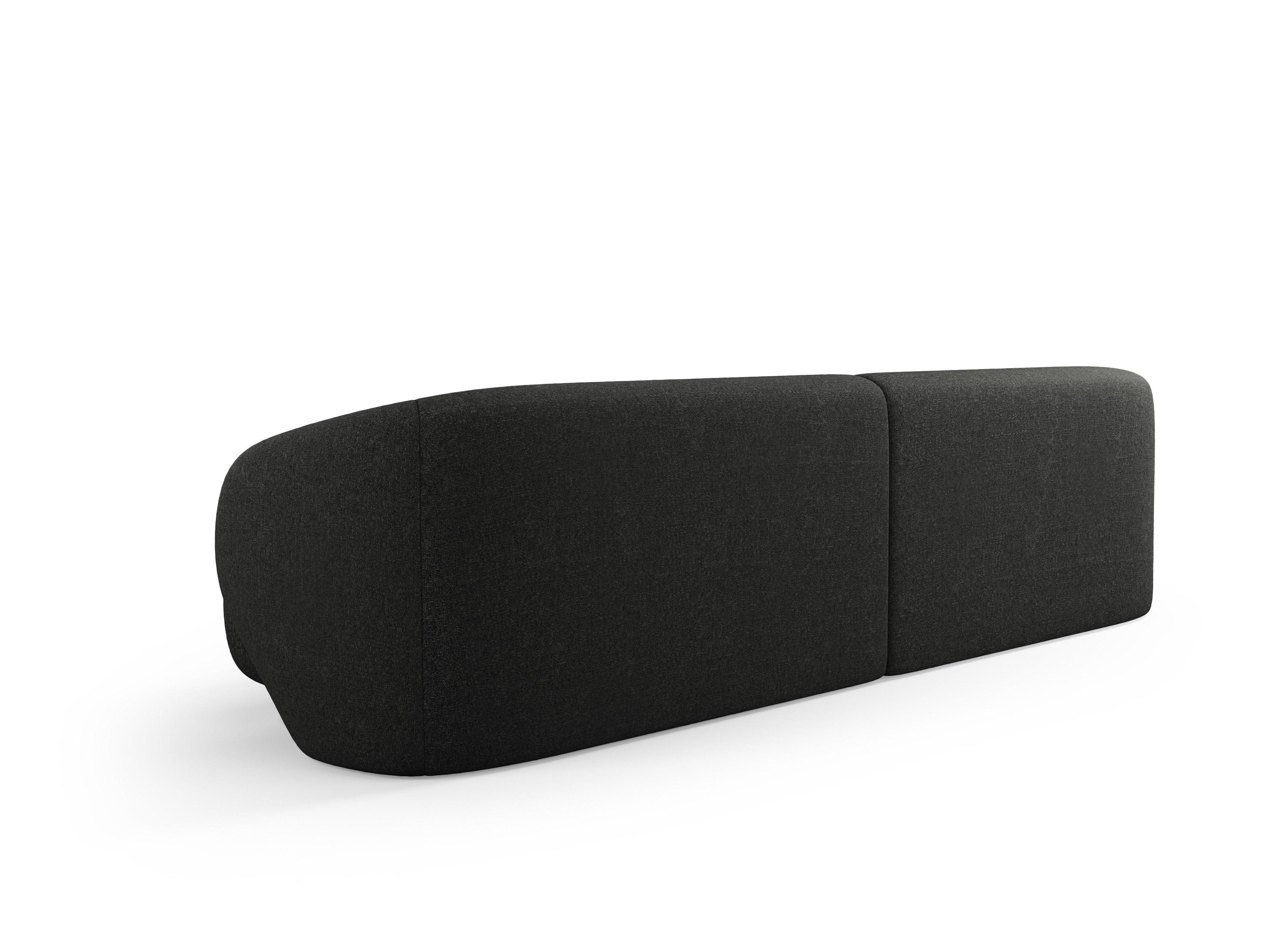 Sofa 4-osobowa CAMDEN czarny szenil Cosmopolitan Design Eye on Design