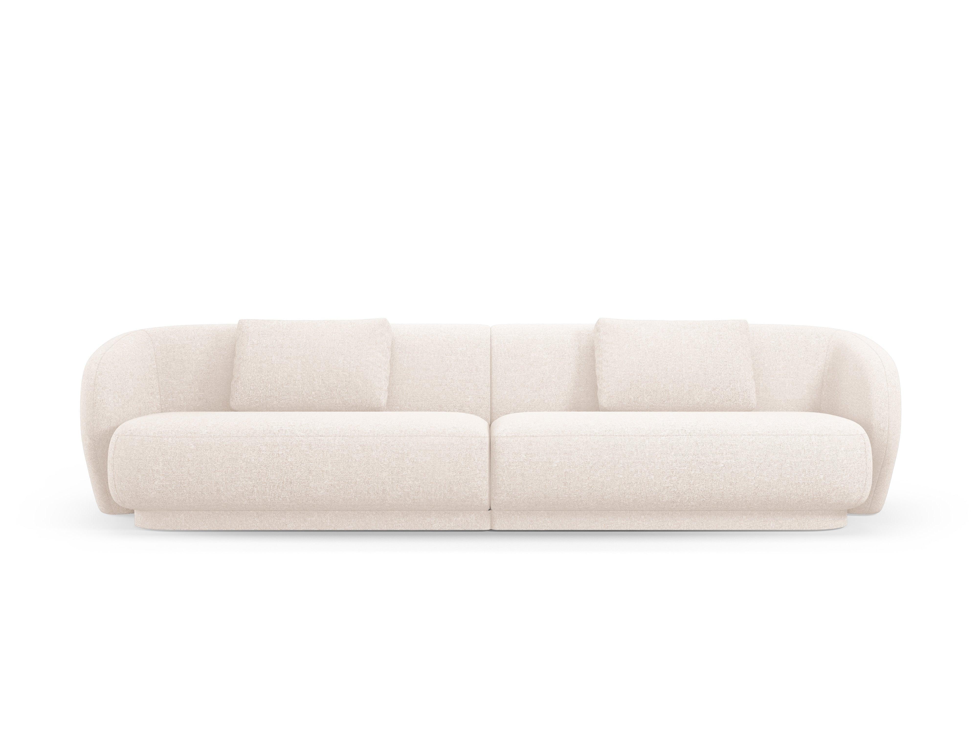 Sofa 4-osobowa CAMDEN jasnobeżowy szenil Cosmopolitan Design Eye on Design