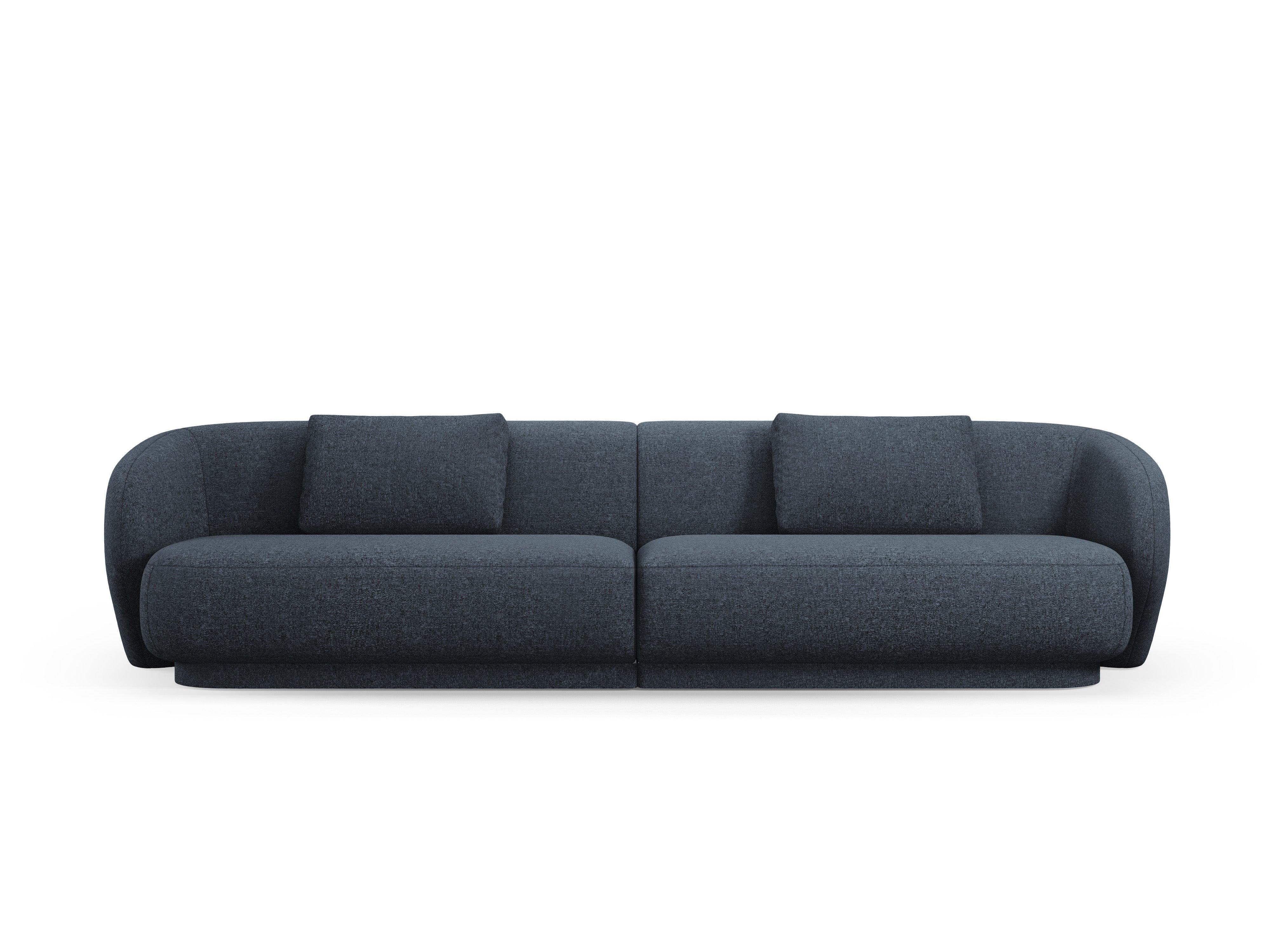 Sofa 4-osobowa CAMDEN niebieski szenil Cosmopolitan Design Eye on Design