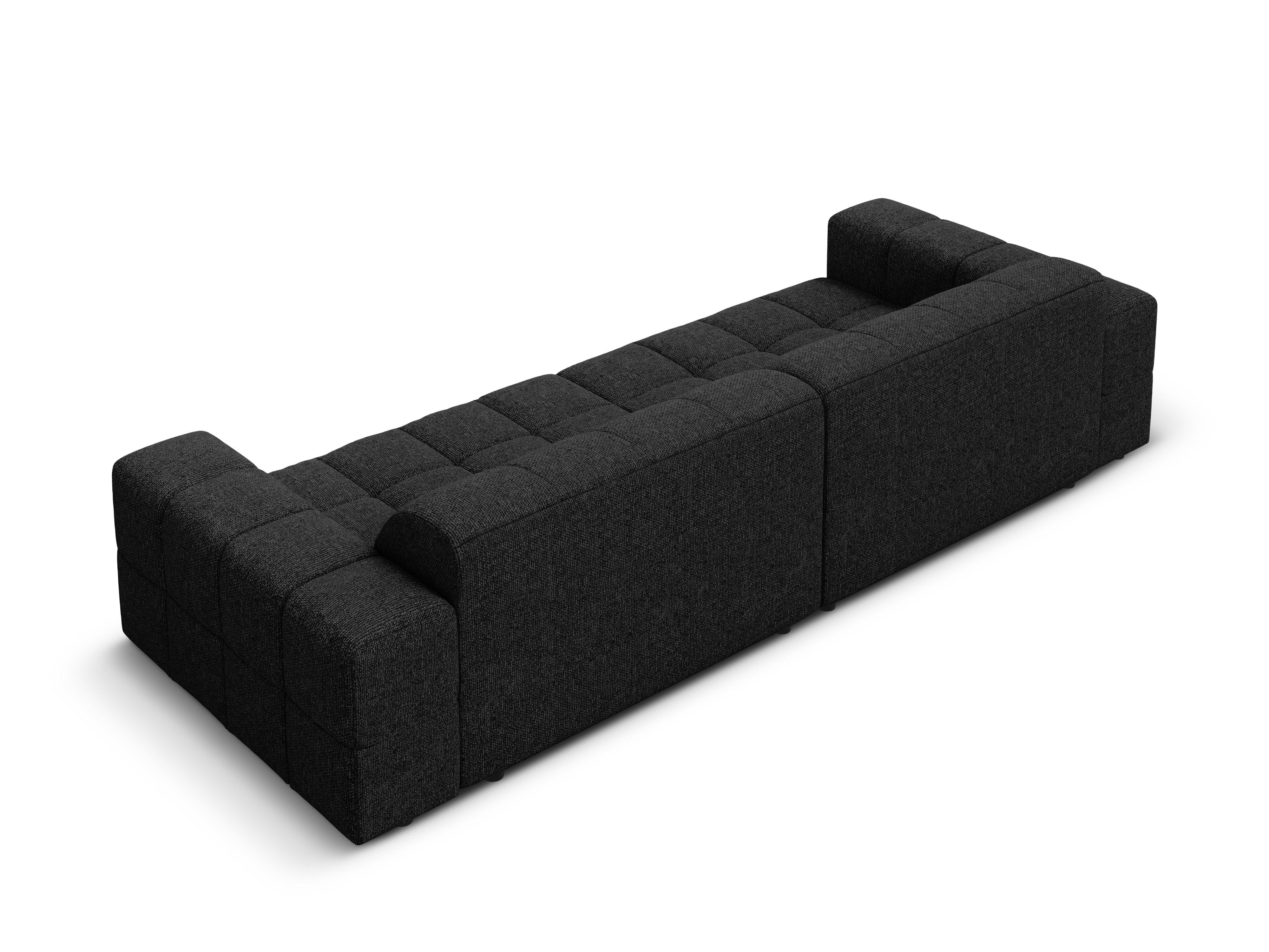 Sofa 4-osobowa CHICAGO czarny szenil Cosmopolitan Design Eye on Design