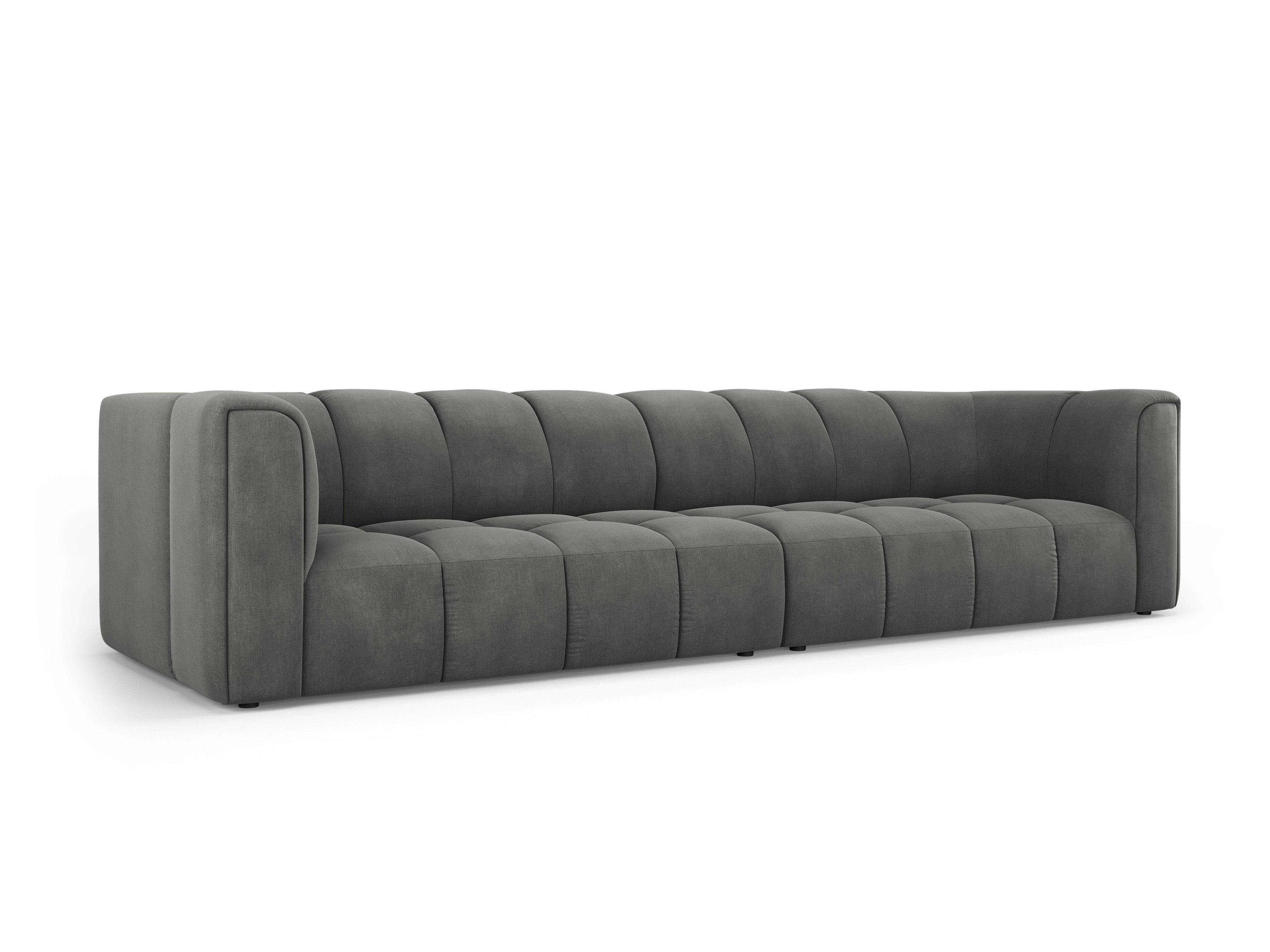 Sofa 4-osobowa FRANCESCA ciemnoszary szenil Milo Casa Eye on Design