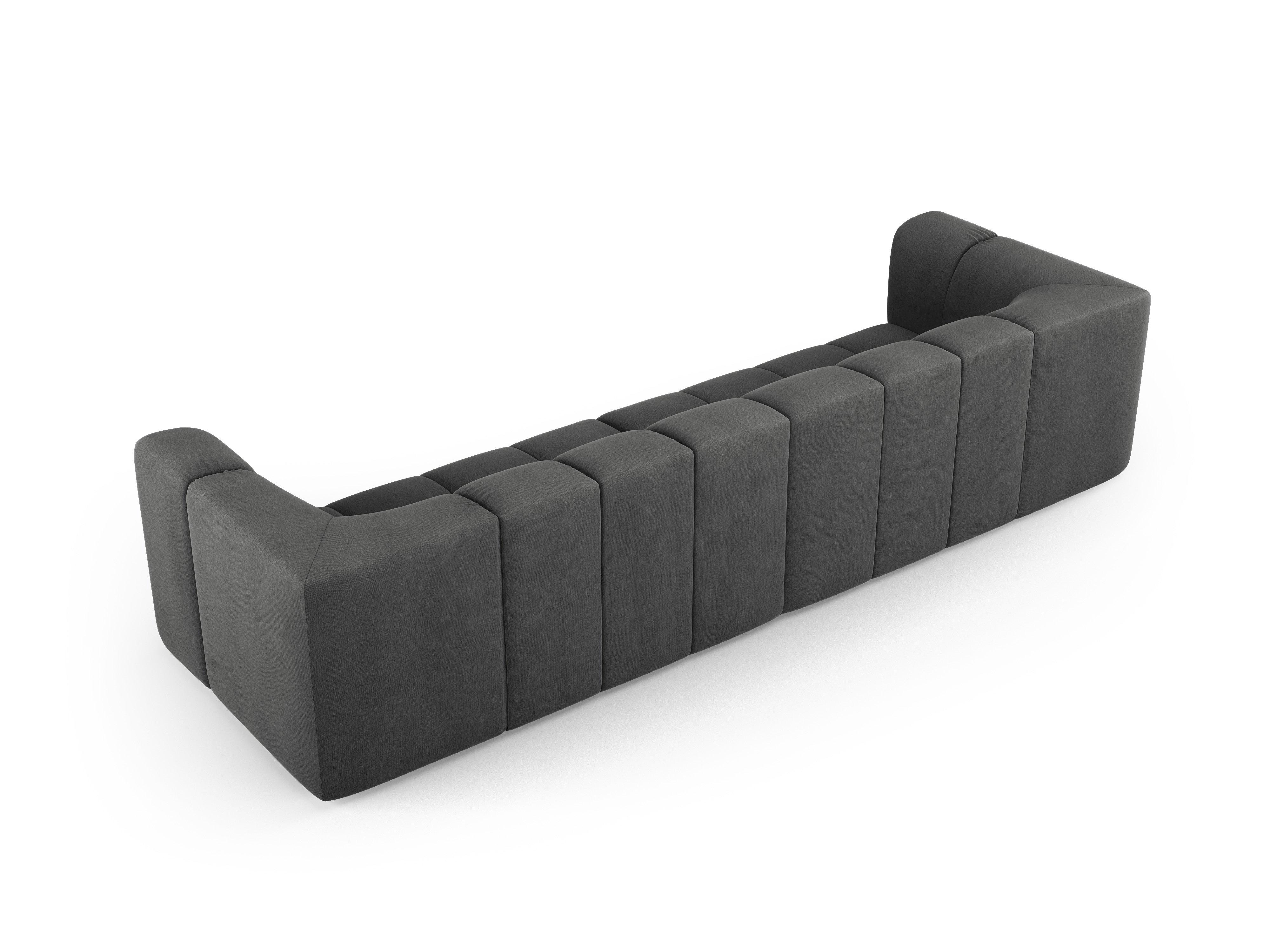 Sofa 4-osobowa FRANCESCA ciemnoszary szenil Milo Casa Eye on Design