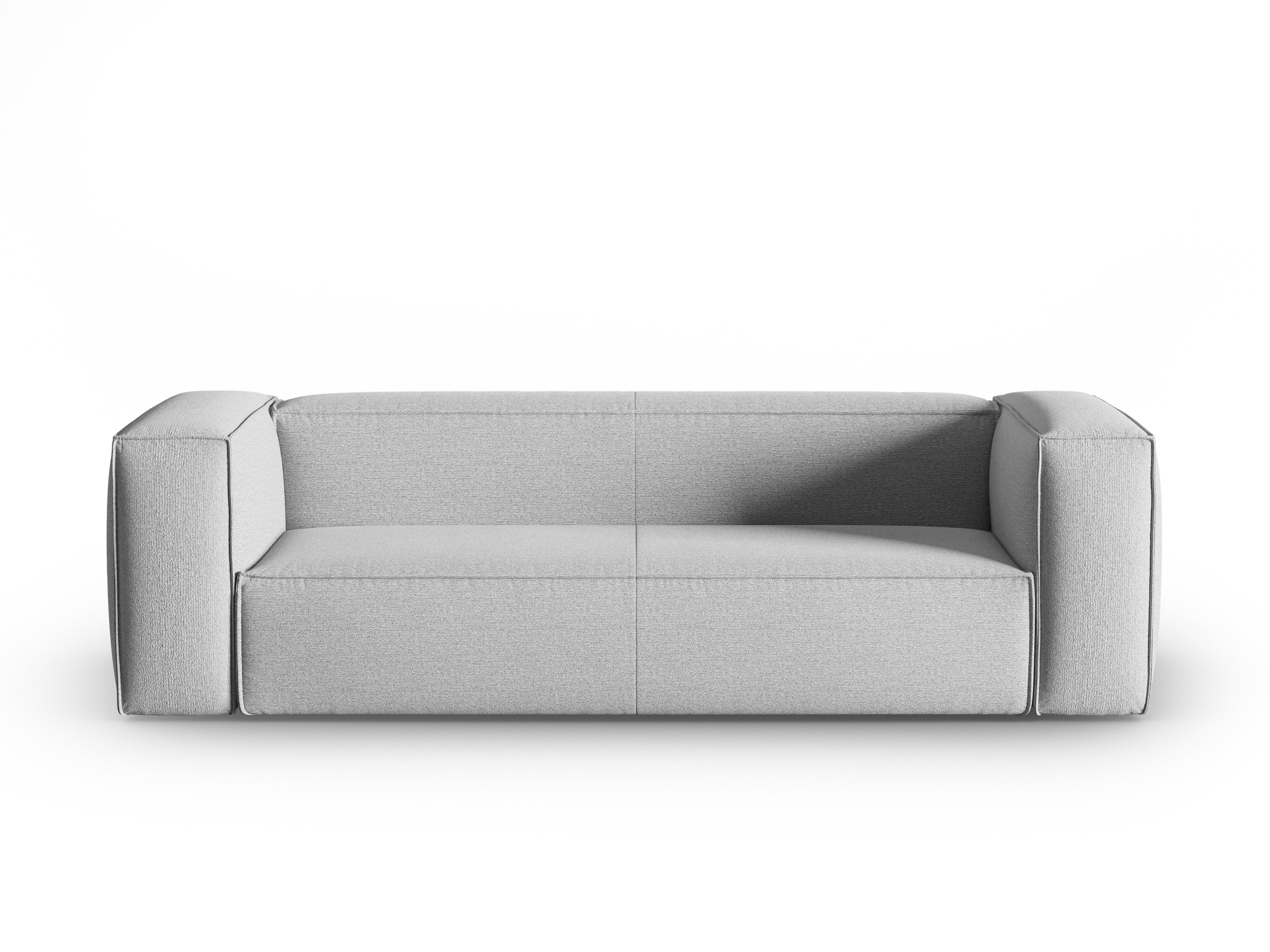 Sofa 4-osobowa MACKAY szary boucle Cosmopolitan Design Eye on Design
