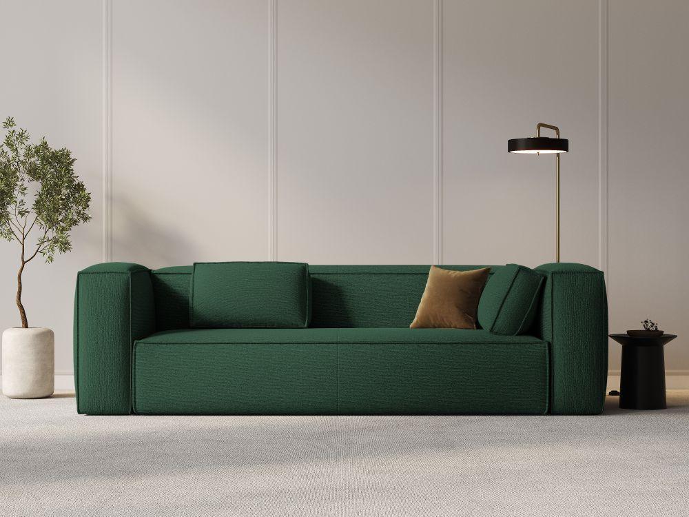 Sofa 4-osobowa MACKAY zielony boucle Cosmopolitan Design Eye on Design