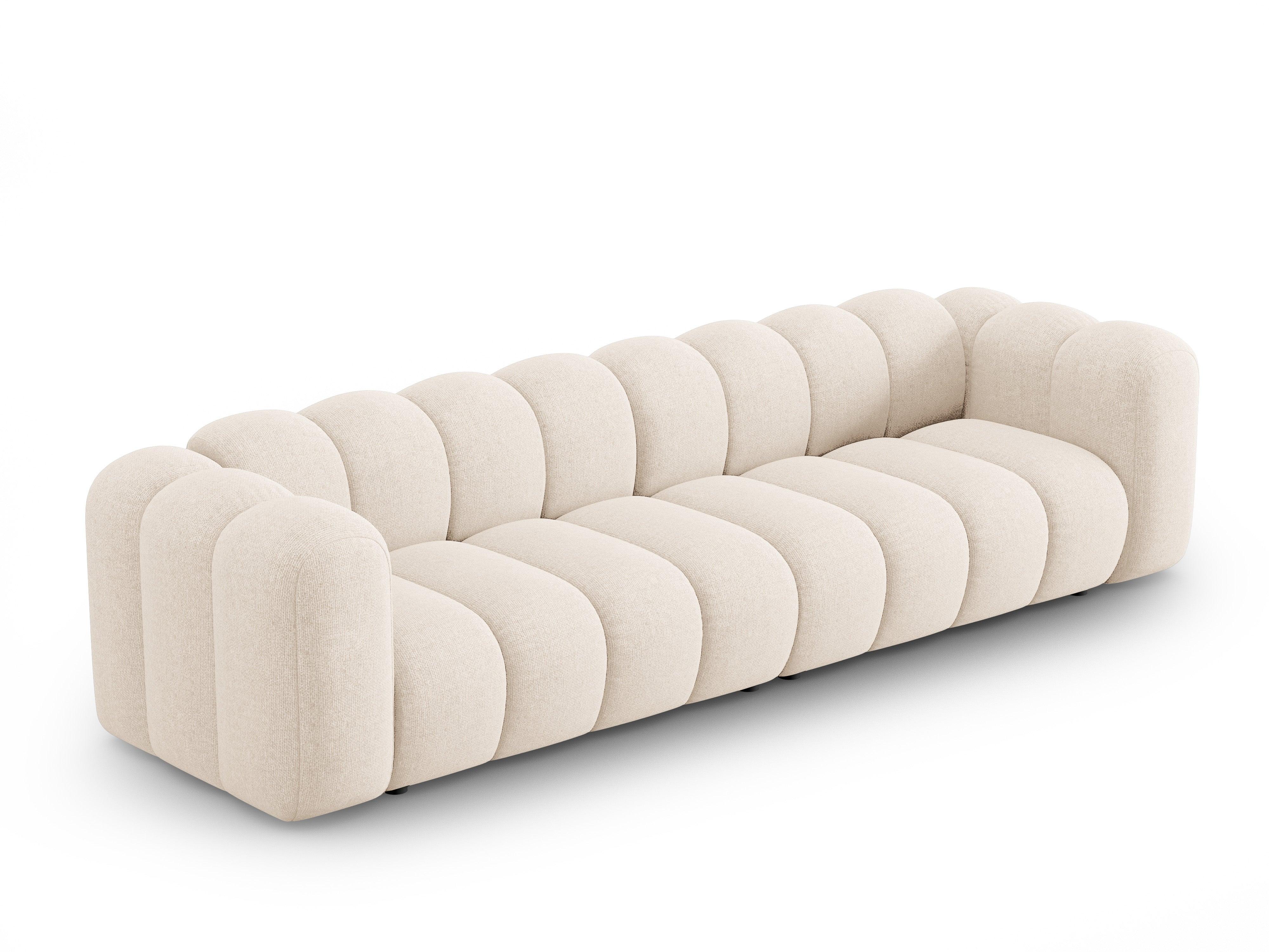 Sofa 4-osobowa SKYLER jasny beżowy szenil Interieurs 86 Eye on Design