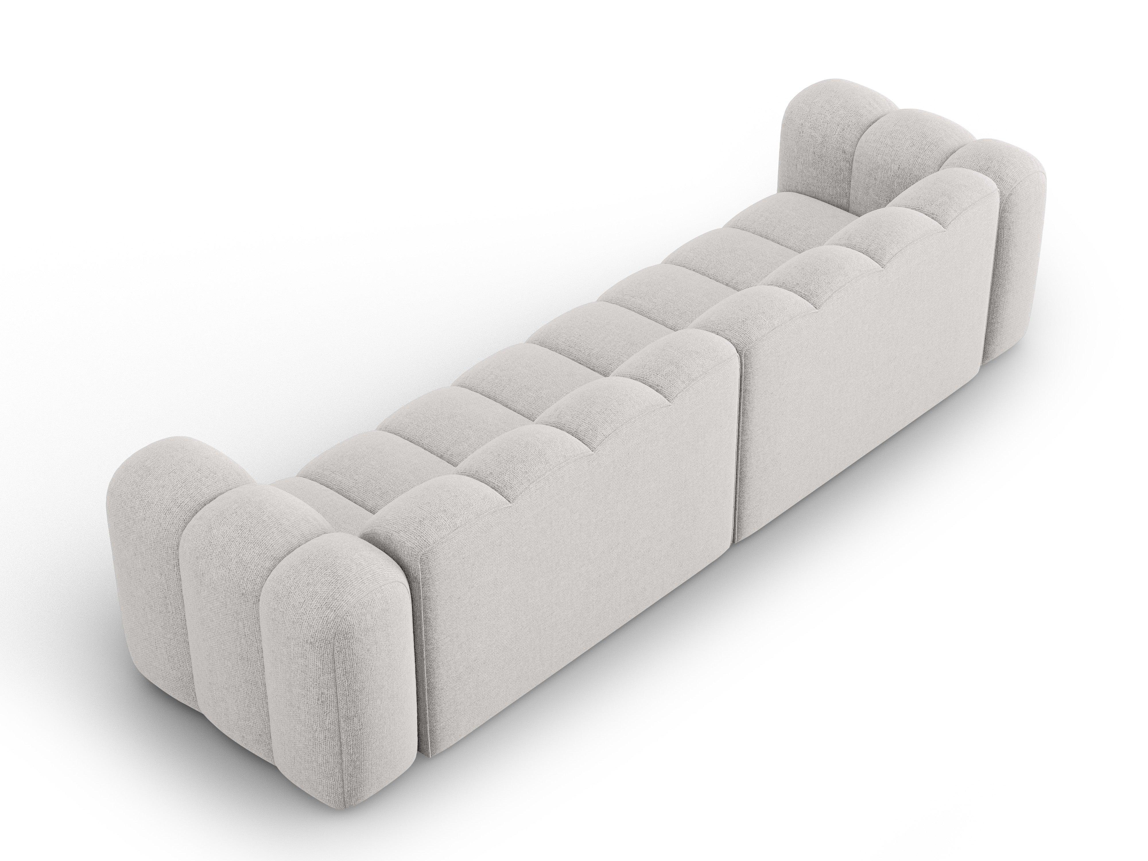 Sofa 4-osobowa SKYLER jasny szary szenil Interieurs 86 Eye on Design