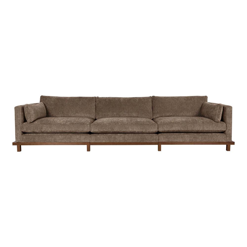 Sofa 4,5-osobowa BLOSSOM brązowy Zuiver Eye on Design