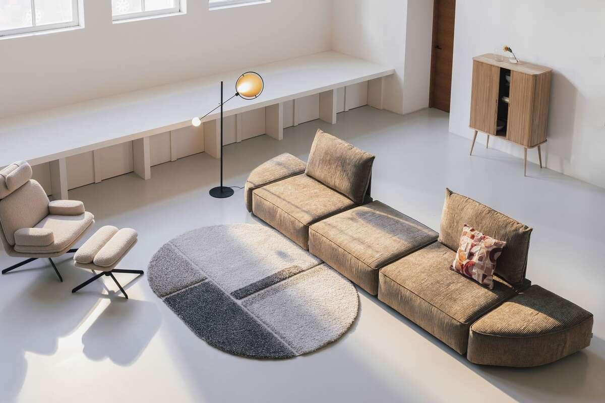 Sofa 4,5-osobowa HUNTER oliwkowy Zuiver Eye on Design