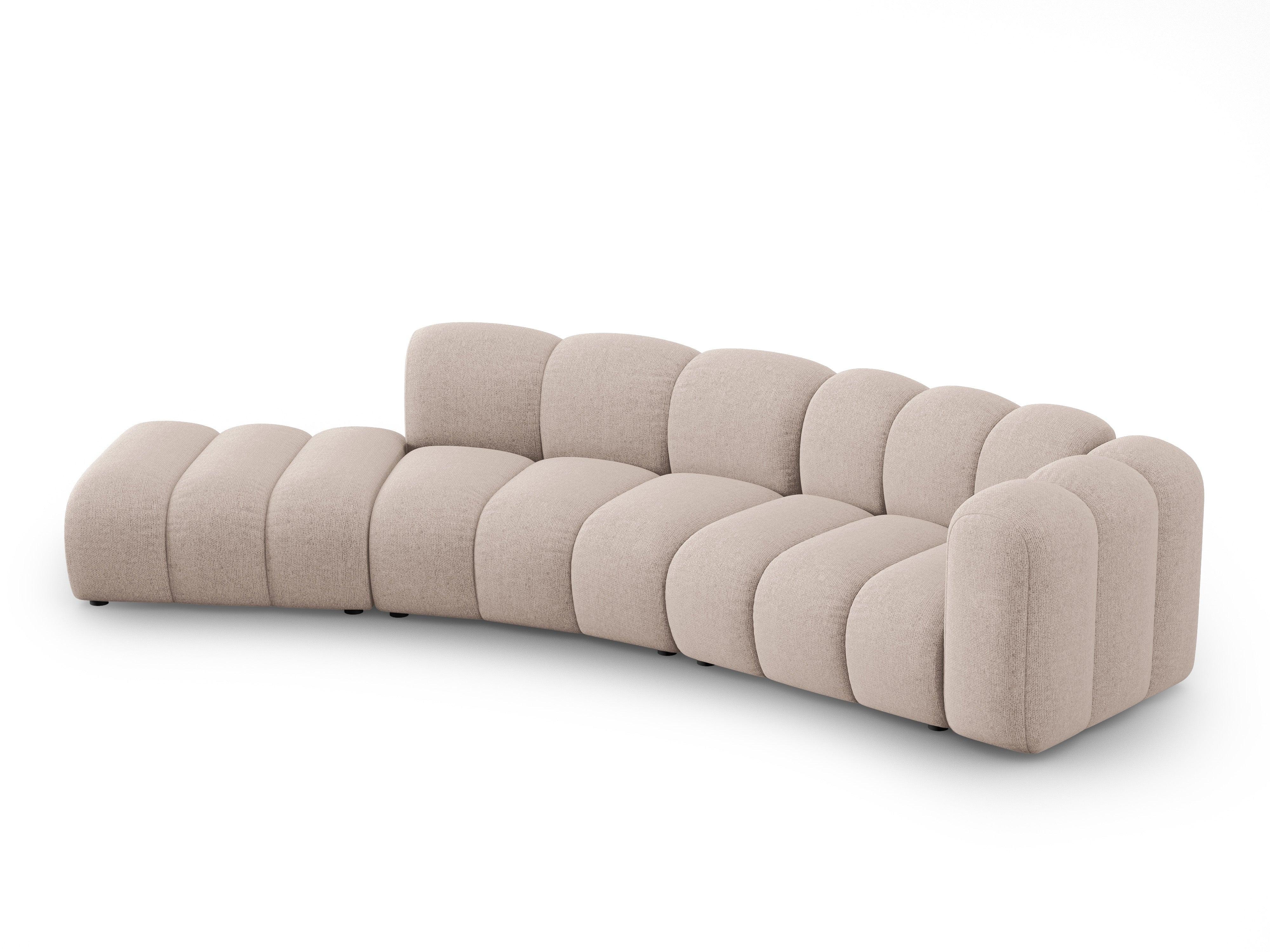 Sofa 5-osobowa lewostronna SKYLER beżowy szenil Interieurs 86 Eye on Design
