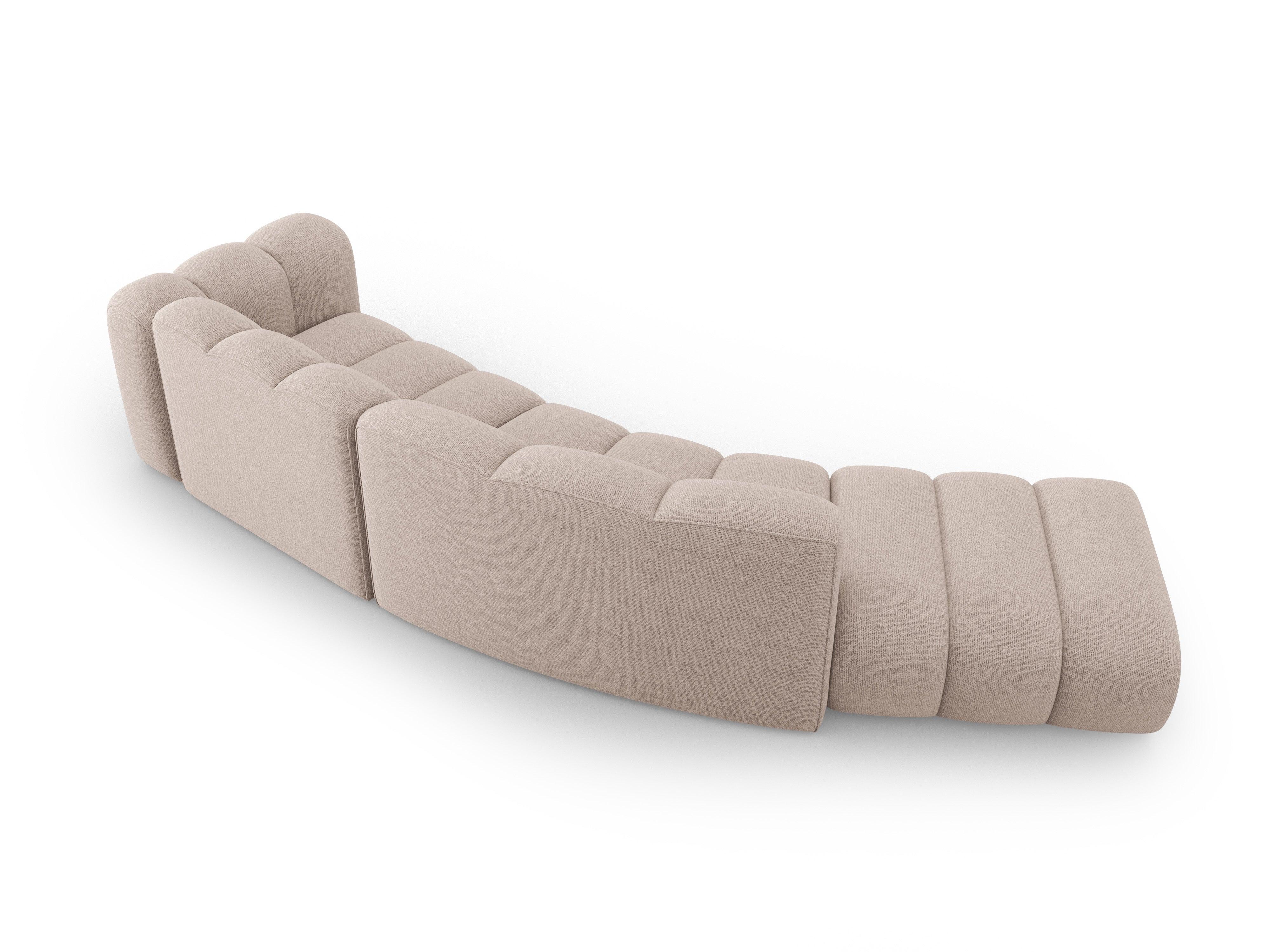 Sofa 5-osobowa lewostronna SKYLER beżowy szenil Interieurs 86 Eye on Design