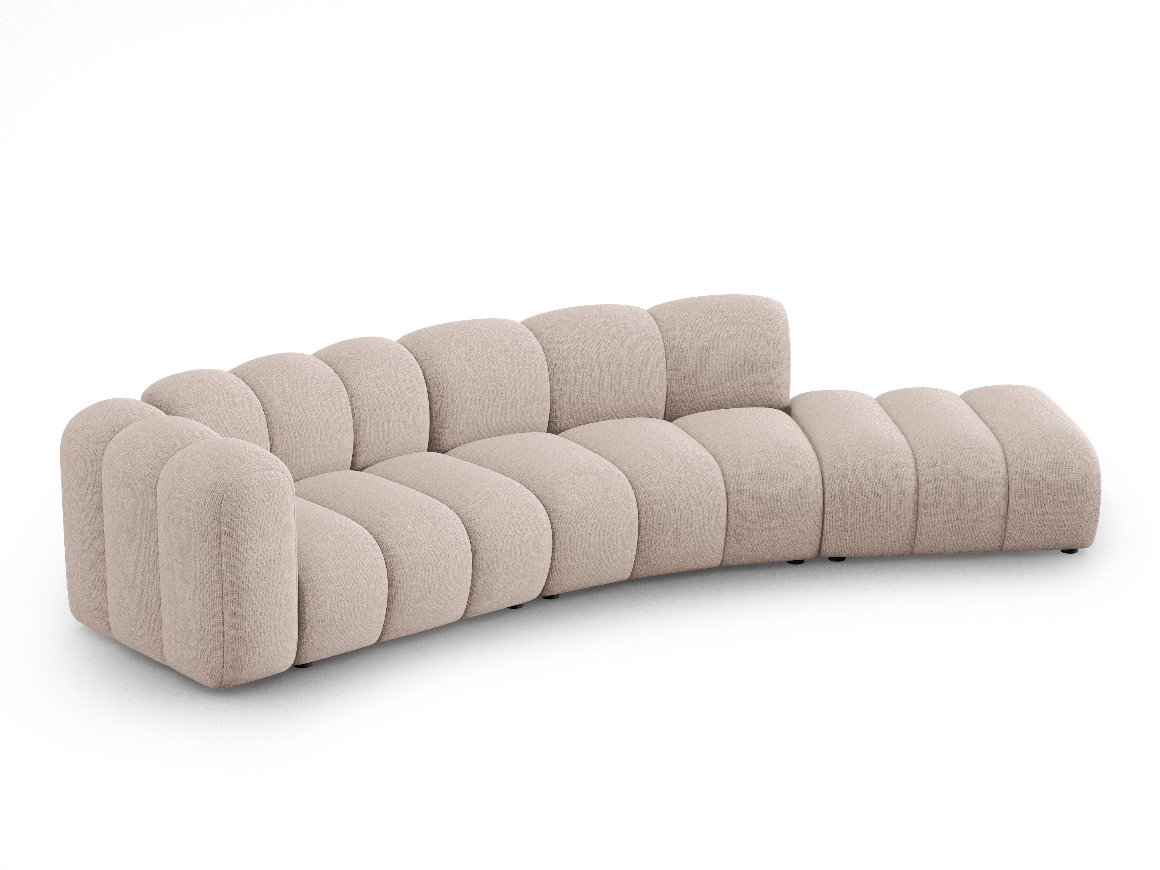 Sofa 5-osobowa prawostronna SKYLER beżowy szenil Interieurs 86 Eye on Design