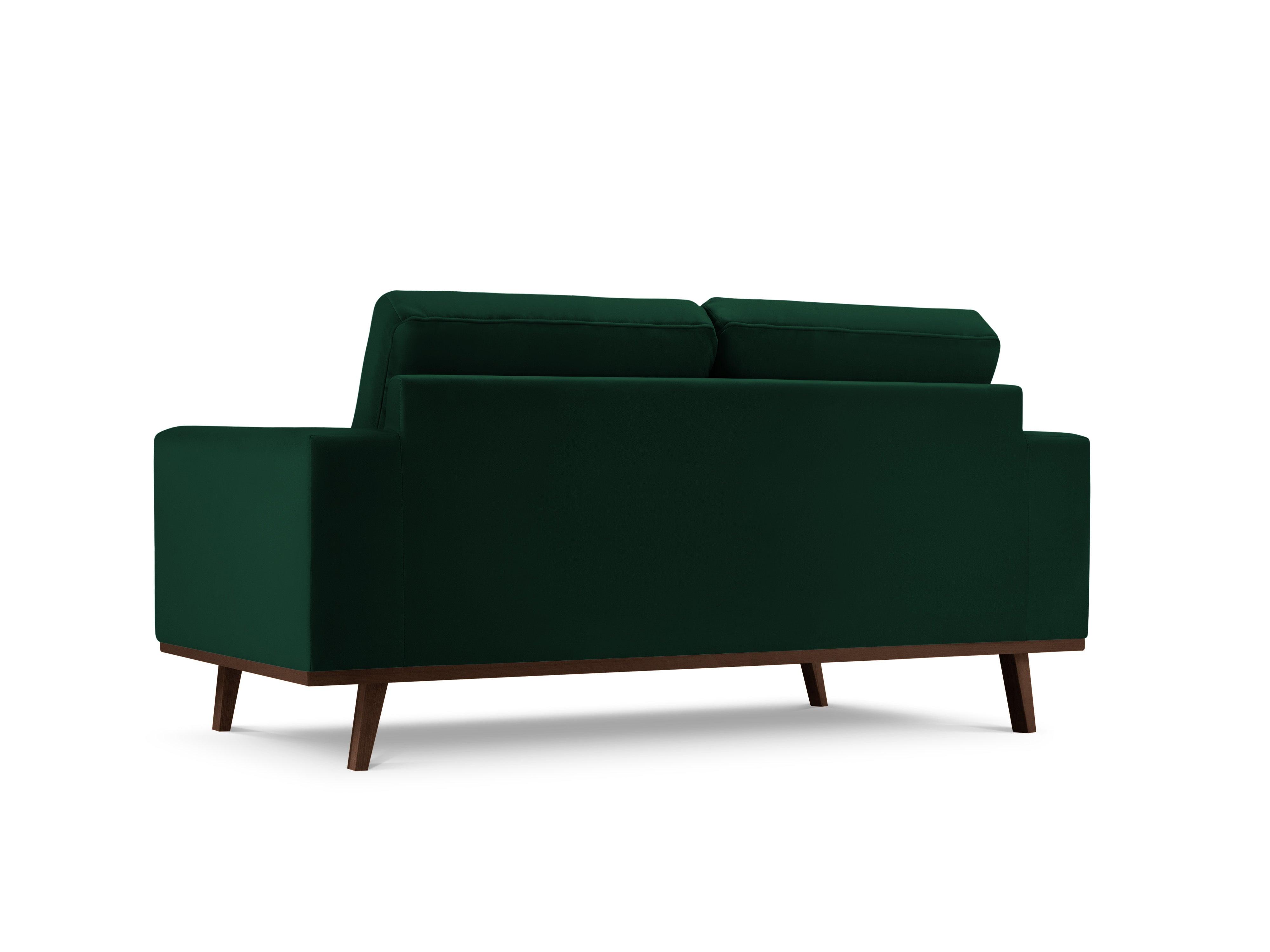 Sofa aksamitna 2-osobowa HEBE butelkowa zieleń Mazzini Sofas Eye on Design