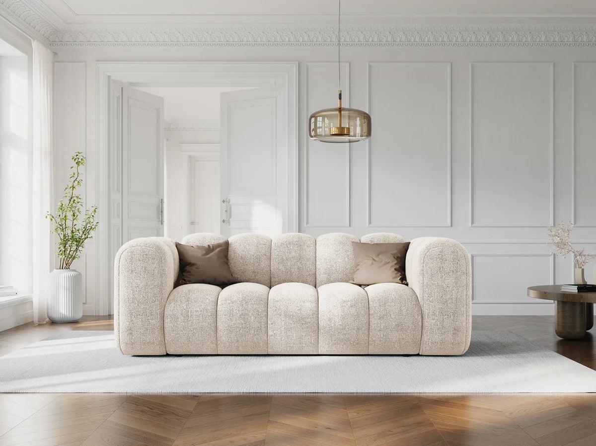 Sofa aksamitna 2-osobowa SKYLER musztardowy Interieurs 86 Eye on Design