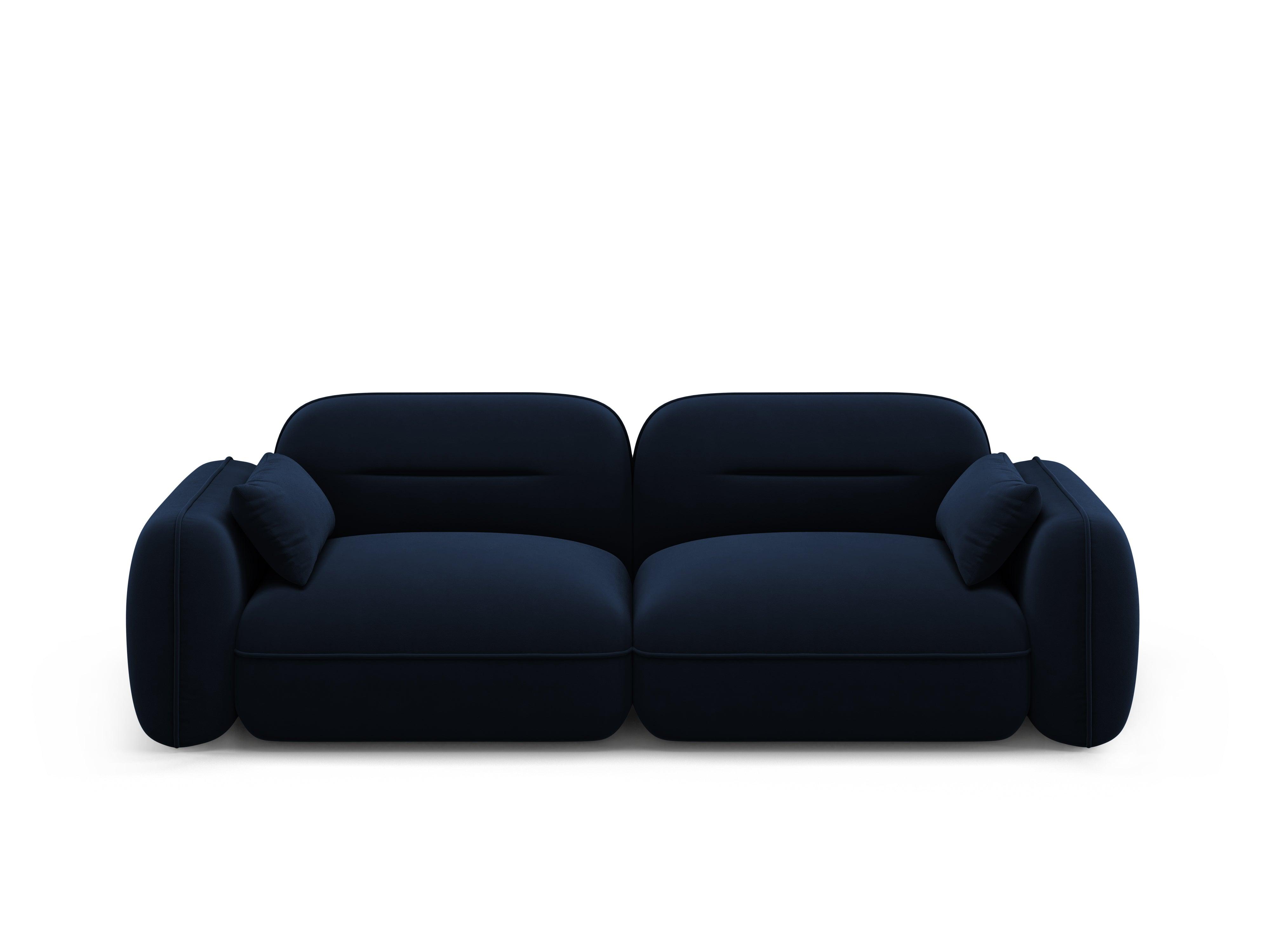 Sofa modułowa aksamitna 3-osobowa SYDNEY granat królewski Cosmopolitan Design Eye on Design
