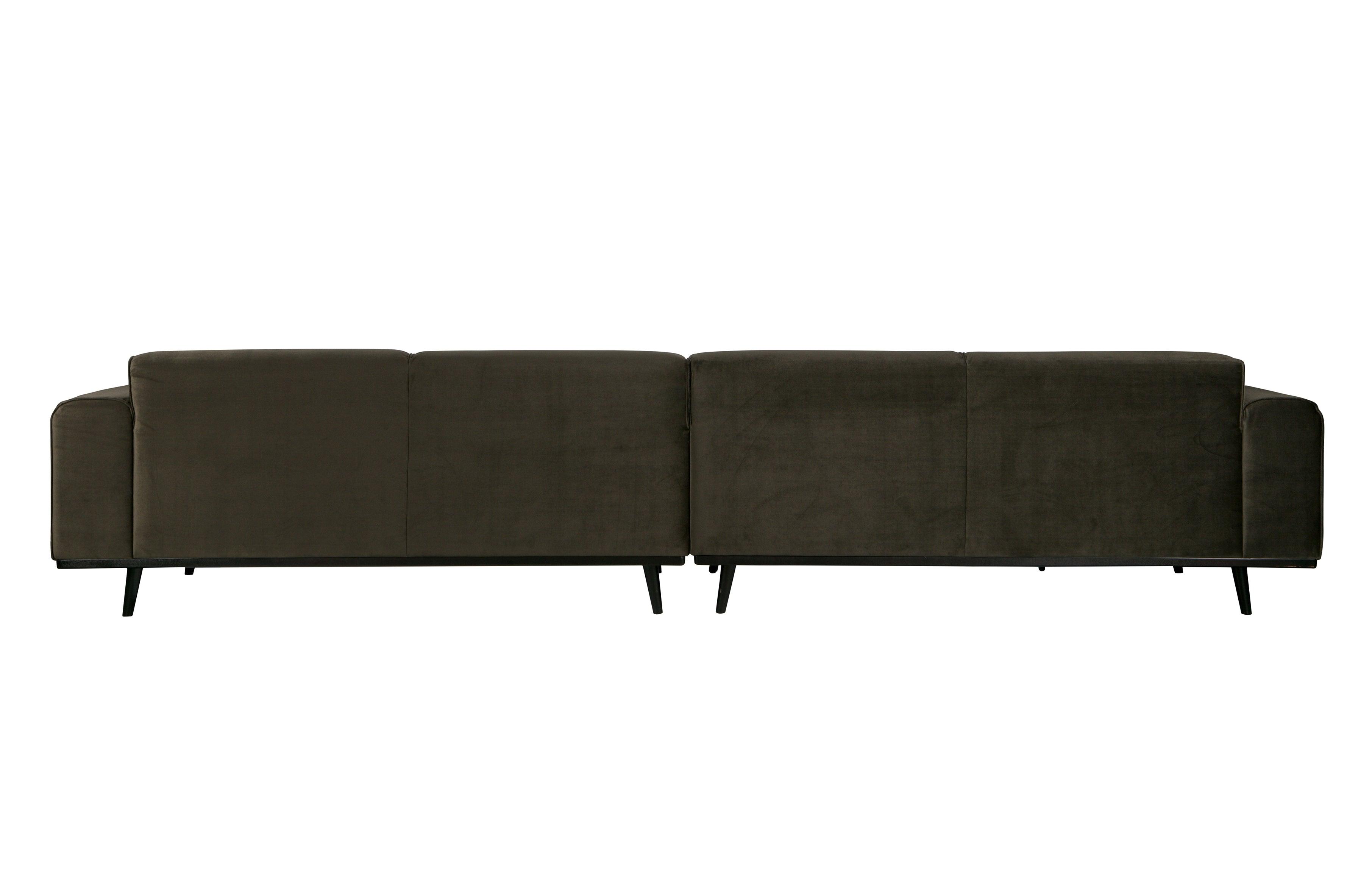 Sofa aksamitna 4-osobowa STATEMENT ciemnozielony Be Pure Eye on Design