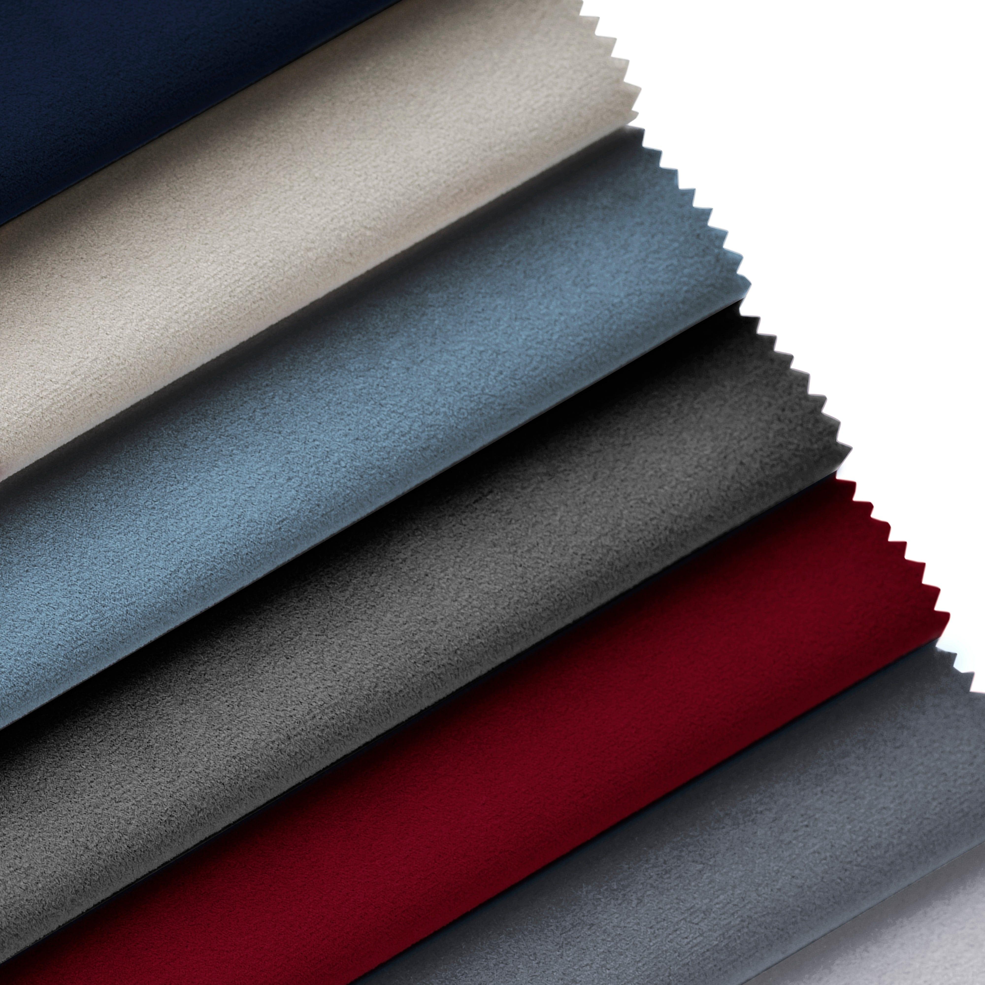 Sofa aksamitna 4-osobowa VIENNA bordowy ze złotą podstawą Cosmopolitan Design Eye on Design