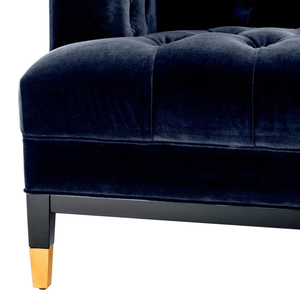Sofa aksamitna CASTELLE granatowy Eichholtz Eye on Design